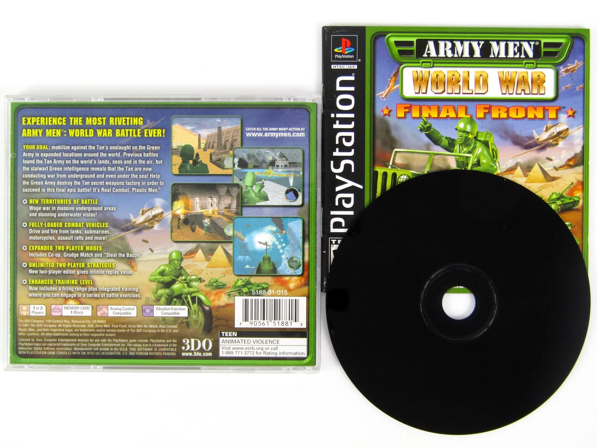 Army Men World War Final Front (PlayStation / PS1)