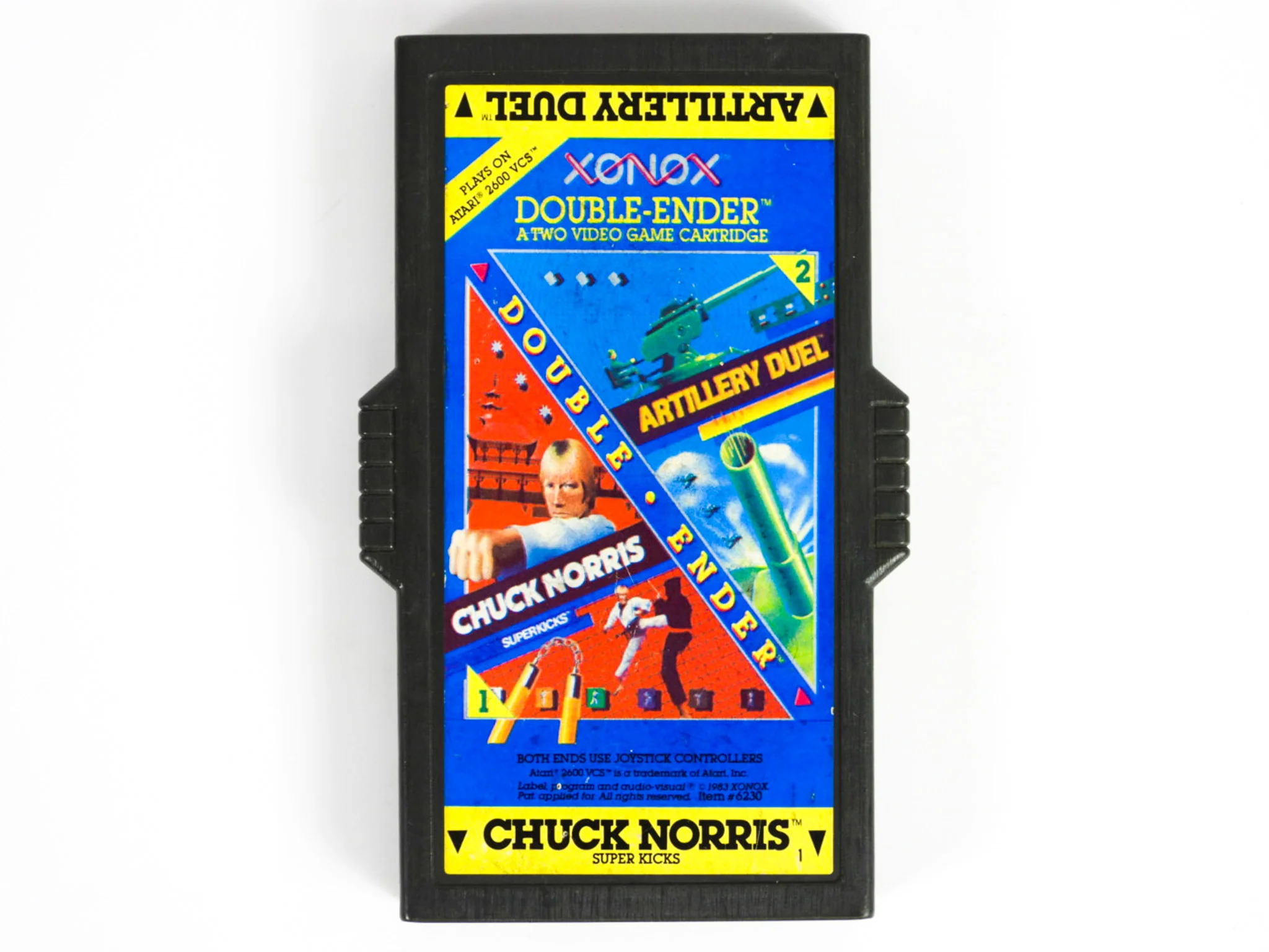 Artillery Duel & Chuck Norris Superkicks (Atari 2600) - Image 2