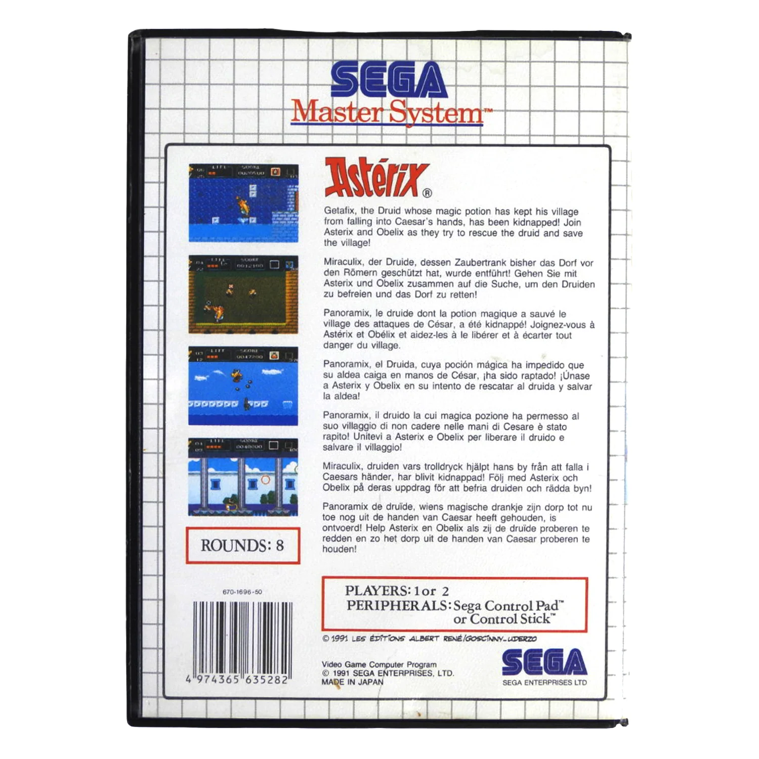 Astérix [PAL] (Sega Master System) - Image 2
