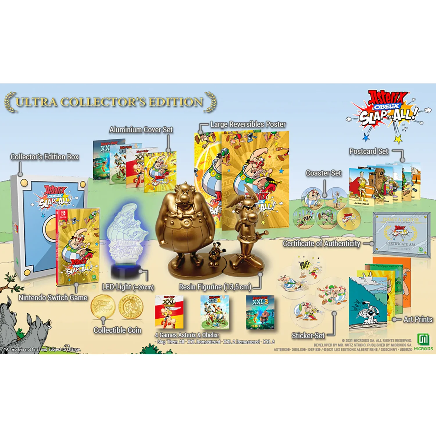 Asterix & Obelix Slap Them All [Ultra Collector's Edition] [Strictly Limited Games] [PAL] (Nintendo Switch) - Image 2