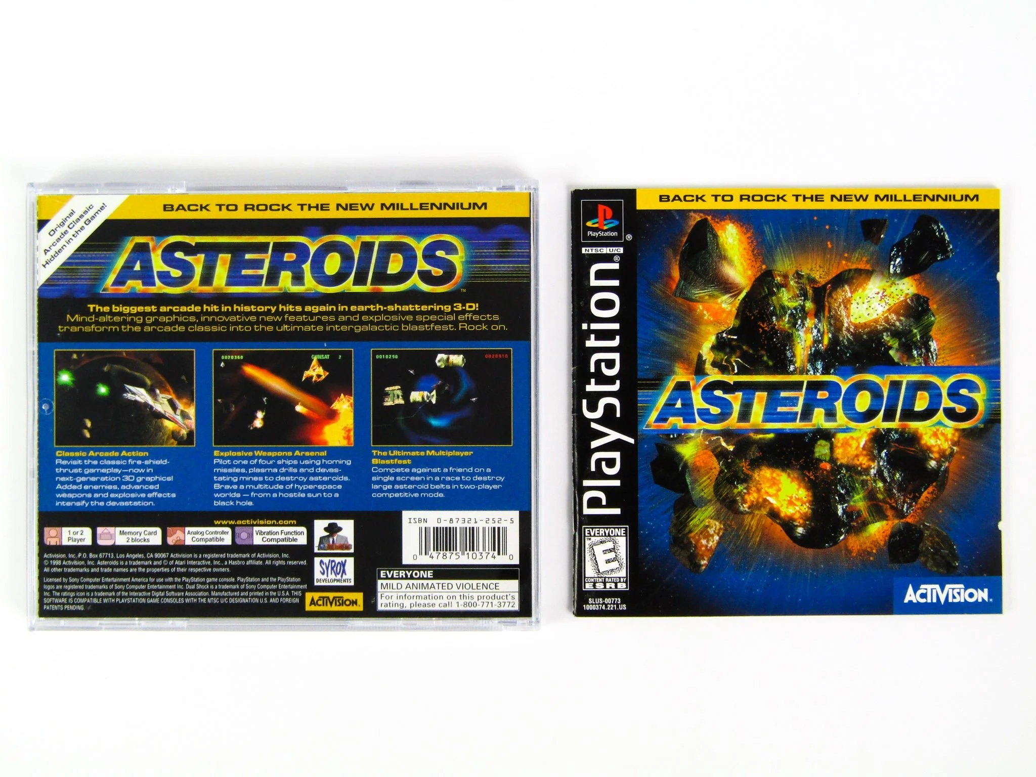 Asteroids (PlayStation / PS1) - Image 2