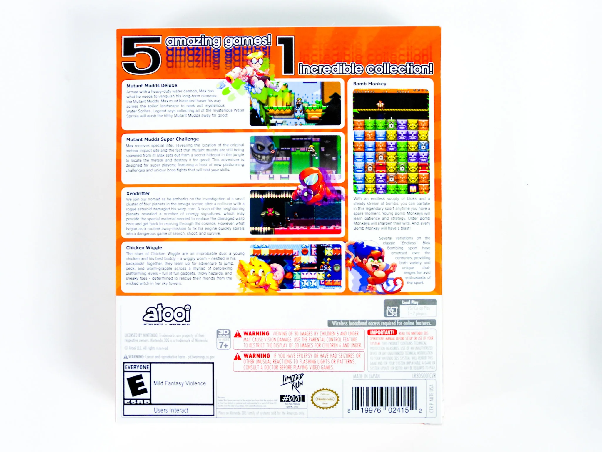 Atooi Collection [Collector's Edition] [Limited Run Games] (Nintendo 3DS) - Image 2