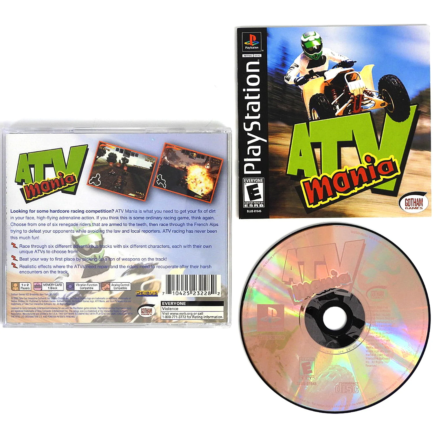 ATV Mania (PlayStation / PS1)