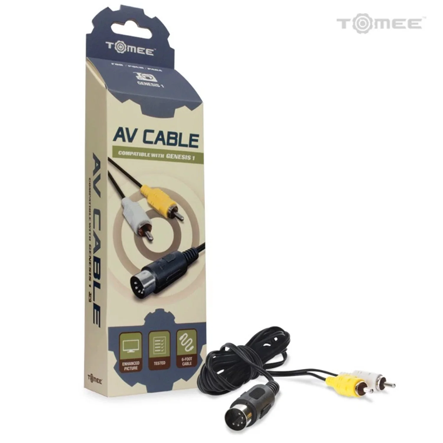 AV Cable [Unofficial] (Sega Genesis Model 1)