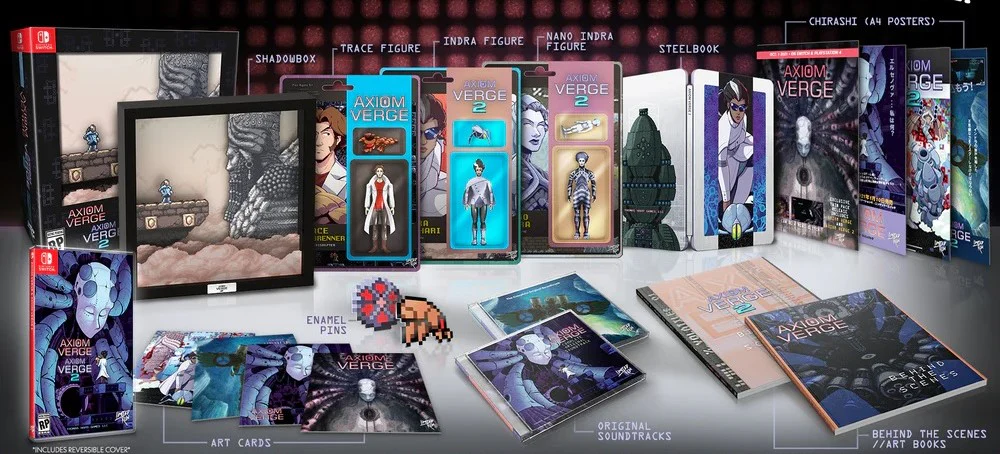 Axiom Verge 1 + 2 Dual Pack [Collector's Edition] [Limited Run Games] (Nintendo Switch) - Image 2