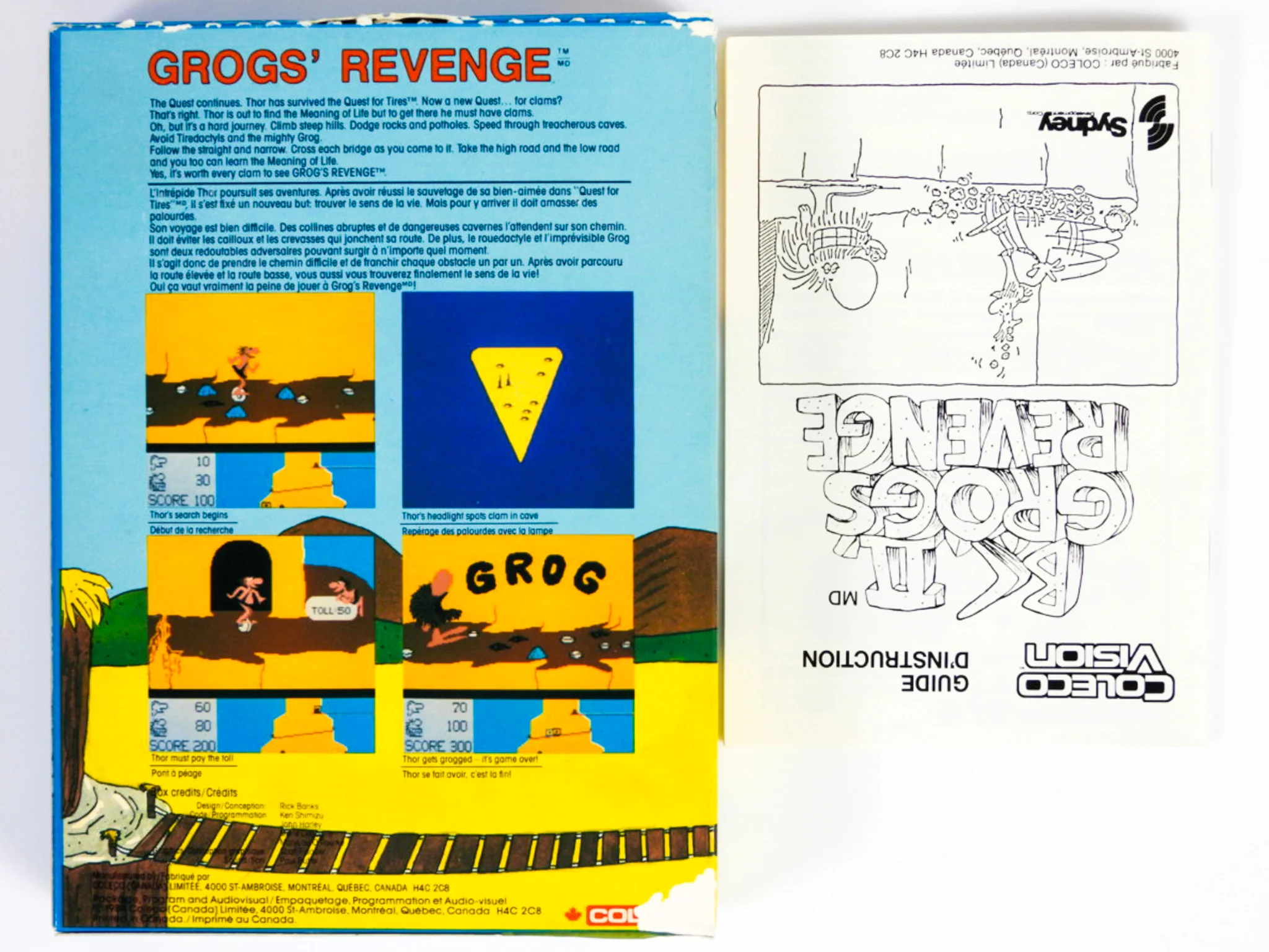 B.C.'S Quest For Tires II 2: Grog's Revenge (ColecoVision) - Image 3