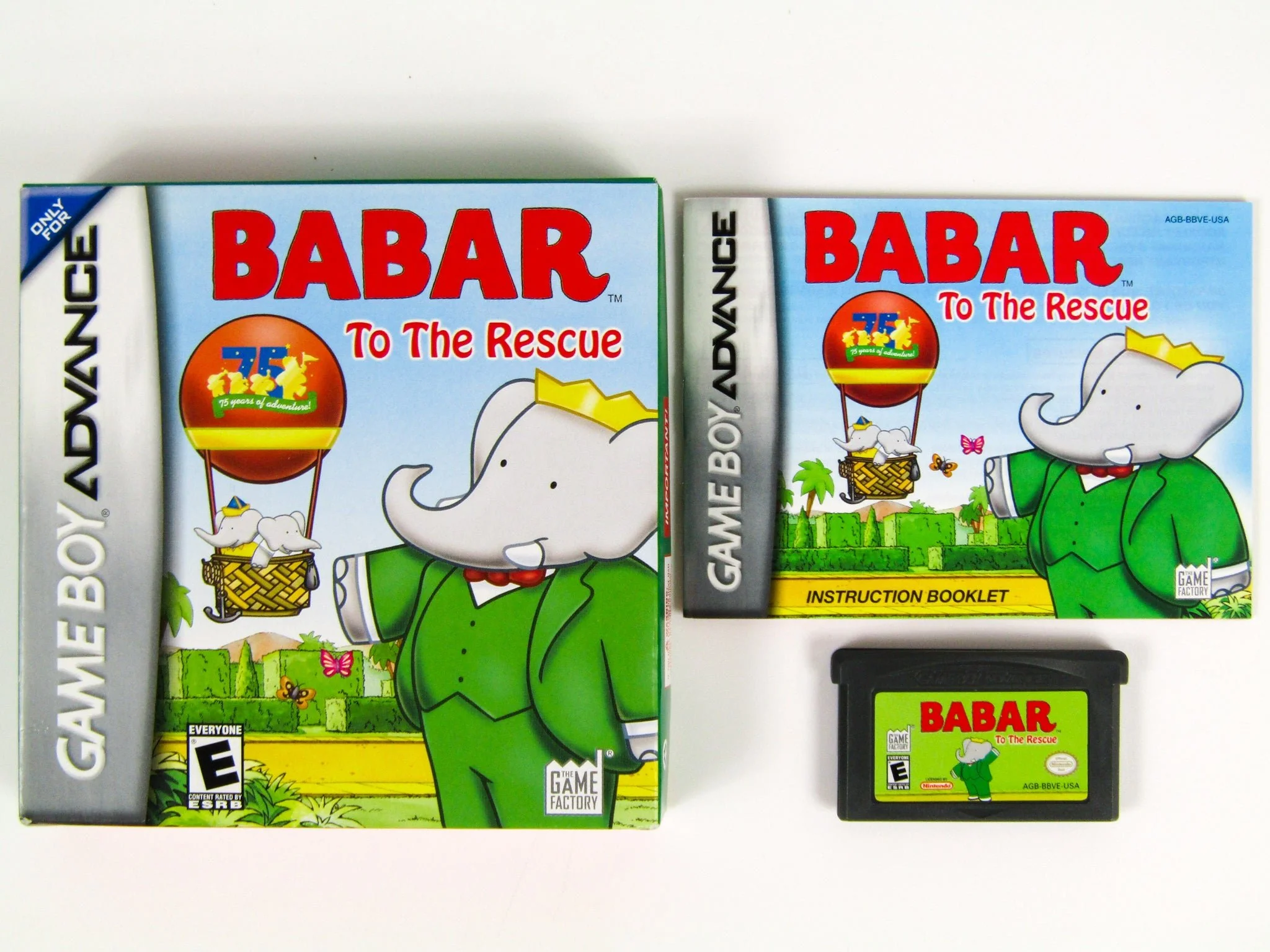 Babar: To The Rescue (Nintendo Game Boy Advance / GBA)