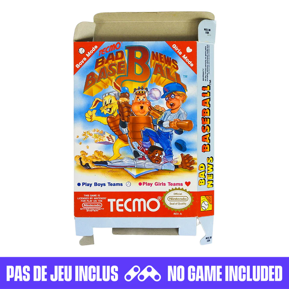 Bad News Baseball [Box] (Nintendo / NES) - Image 2