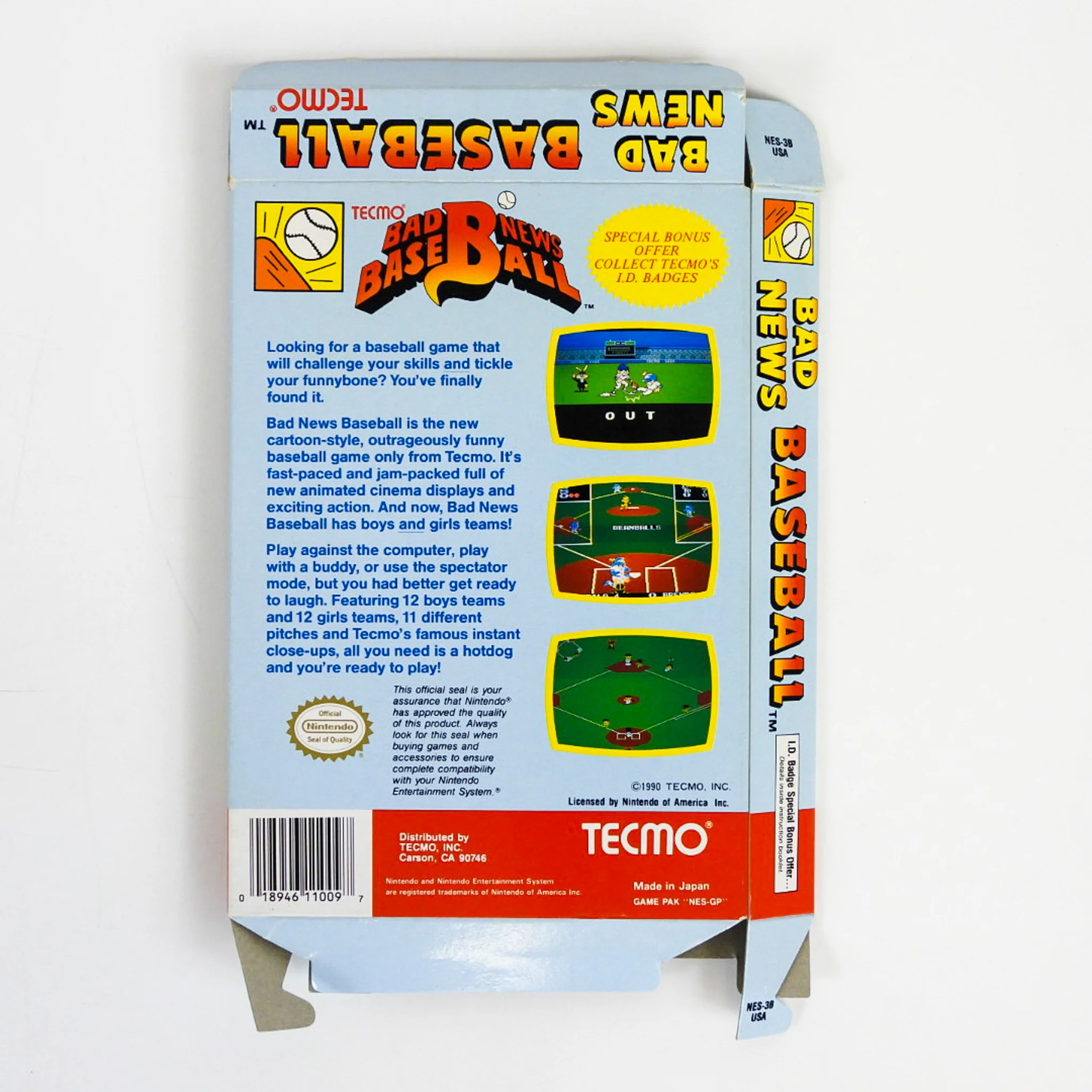 Bad News Baseball [Box] (Nintendo / NES) - Image 3
