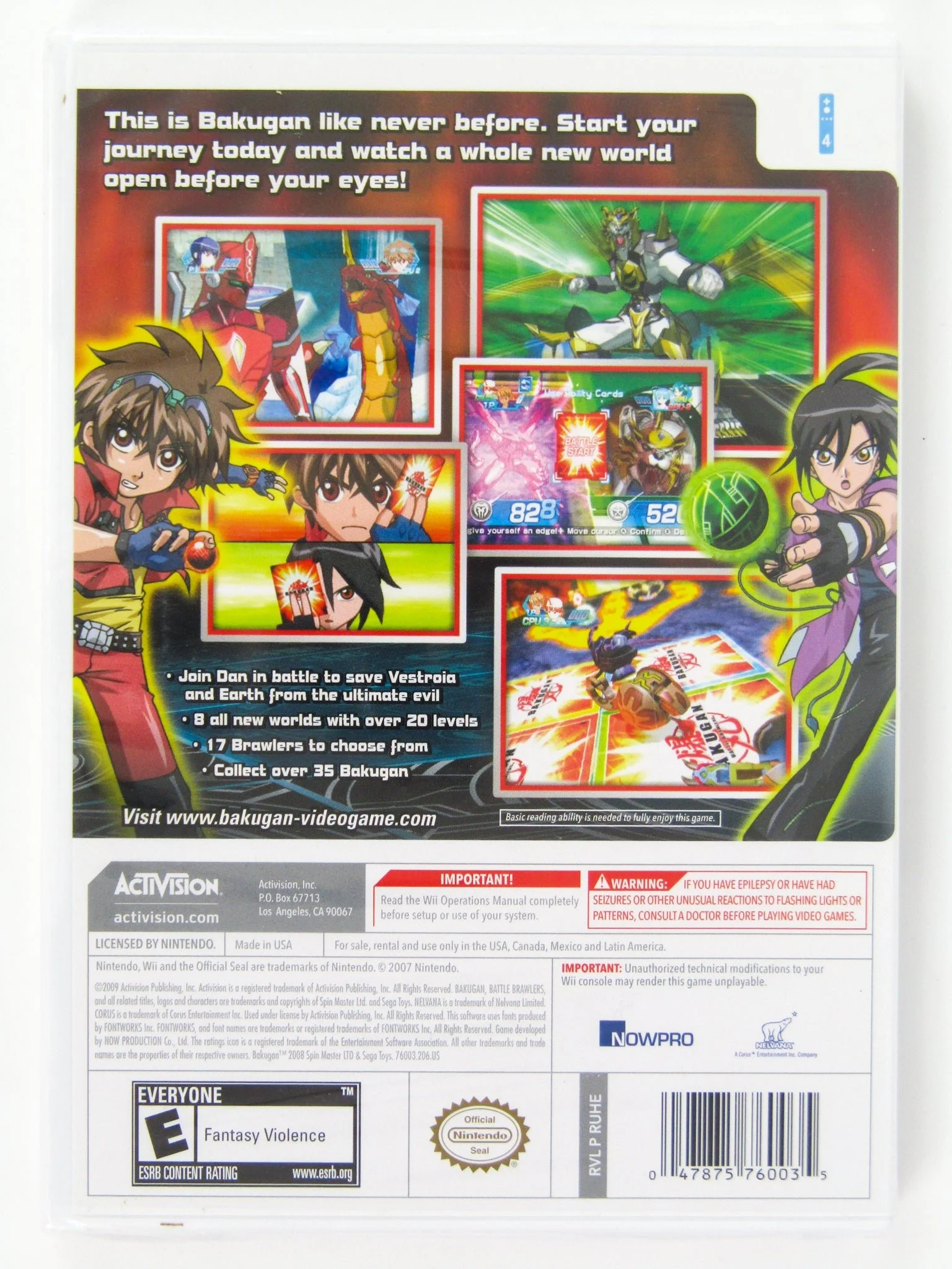 Bakugan Battle Brawlers (Nintendo Wii) - Image 2