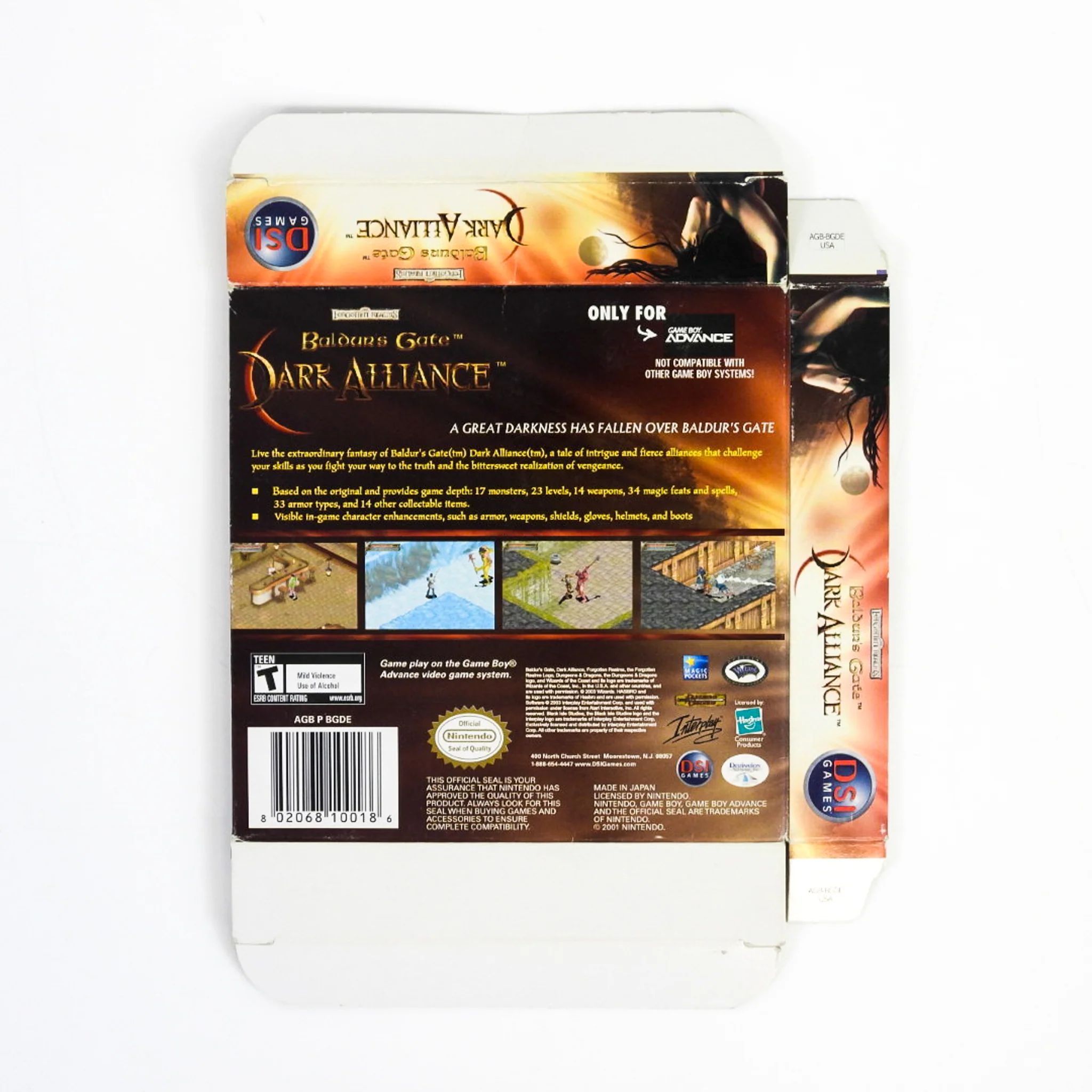 Baldur's Gate Dark Alliance (Nintendo Game Boy Advance / GBA) - Image 2