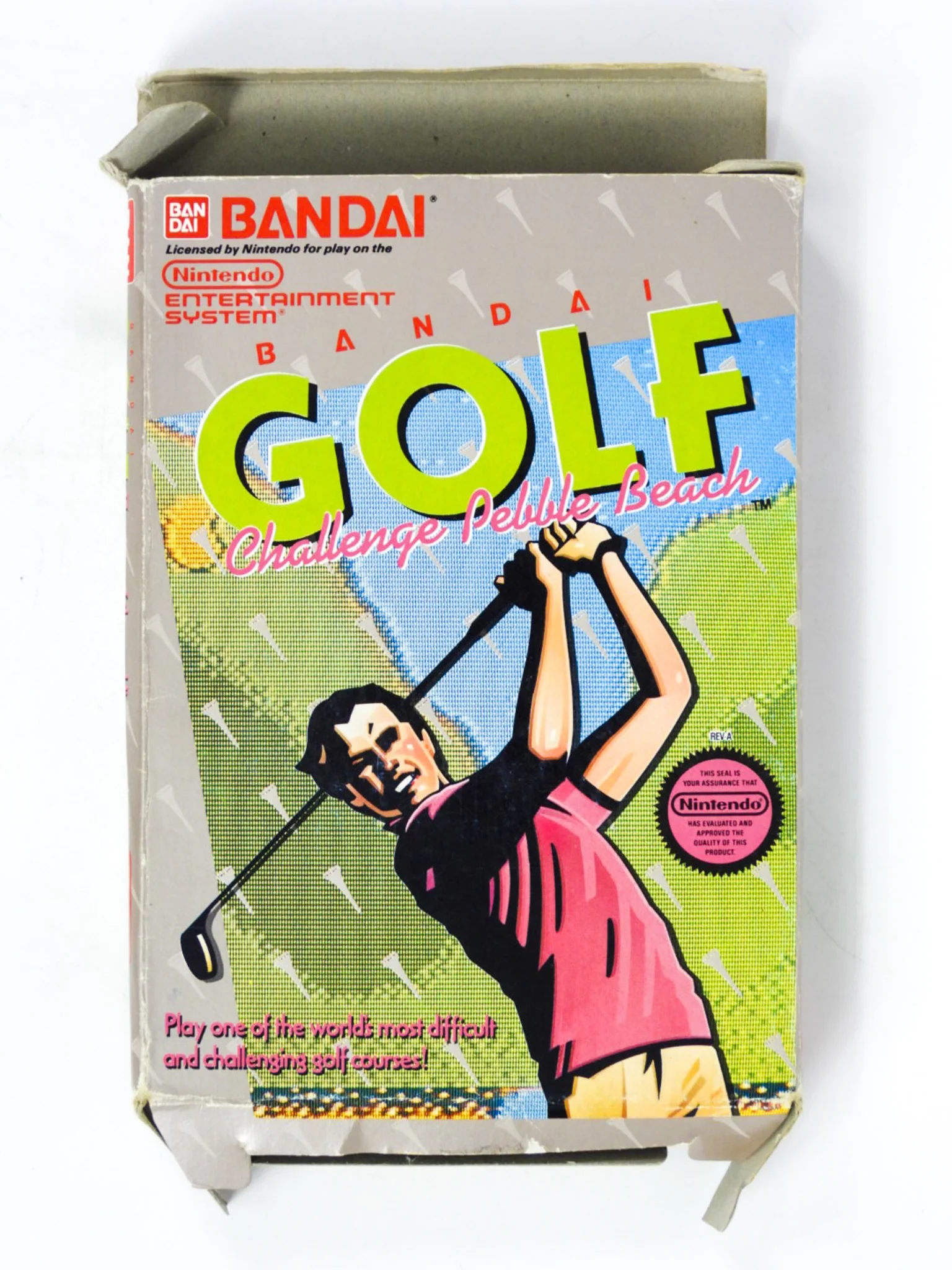 Bandai Golf Challenge Pebble Beach [Box] (Nintendo / NES) - Image 2