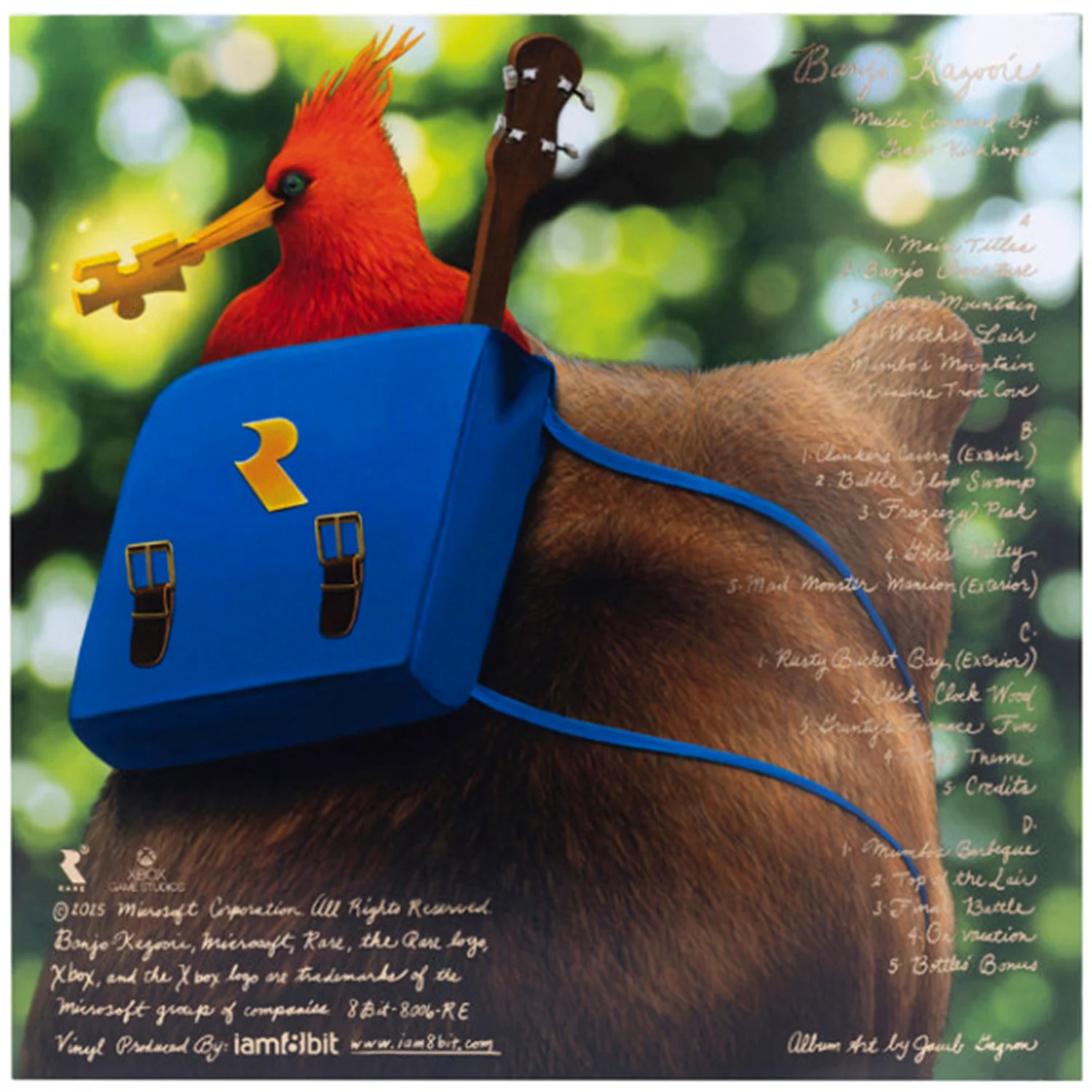 Banjo-Kazooie Soundtrack [Jigsaw Gold] [iam8bit] - 2xLP (Vinyls) - Image 2