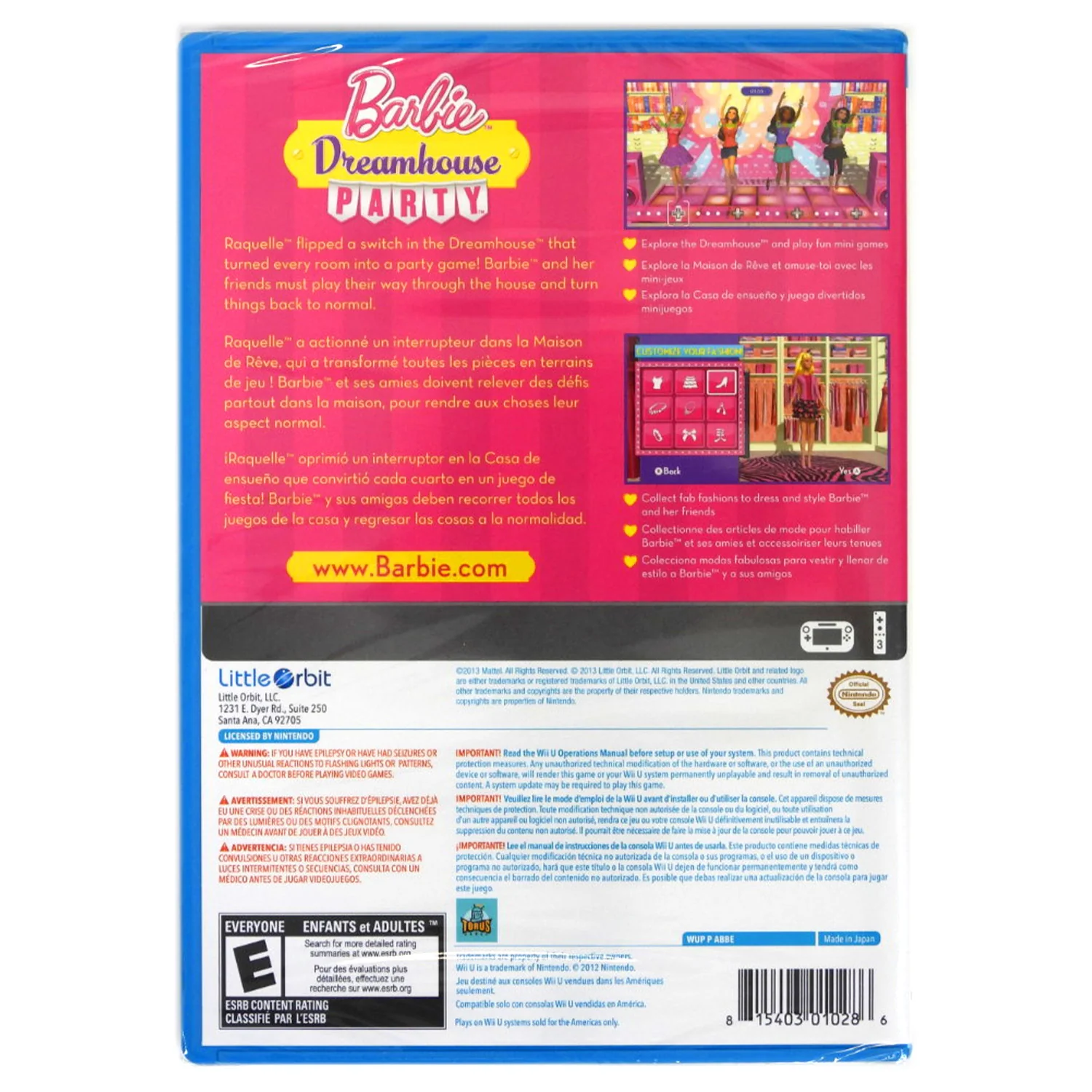 Barbie: Dreamhouse Party (Nintendo Wii U) - Image 2