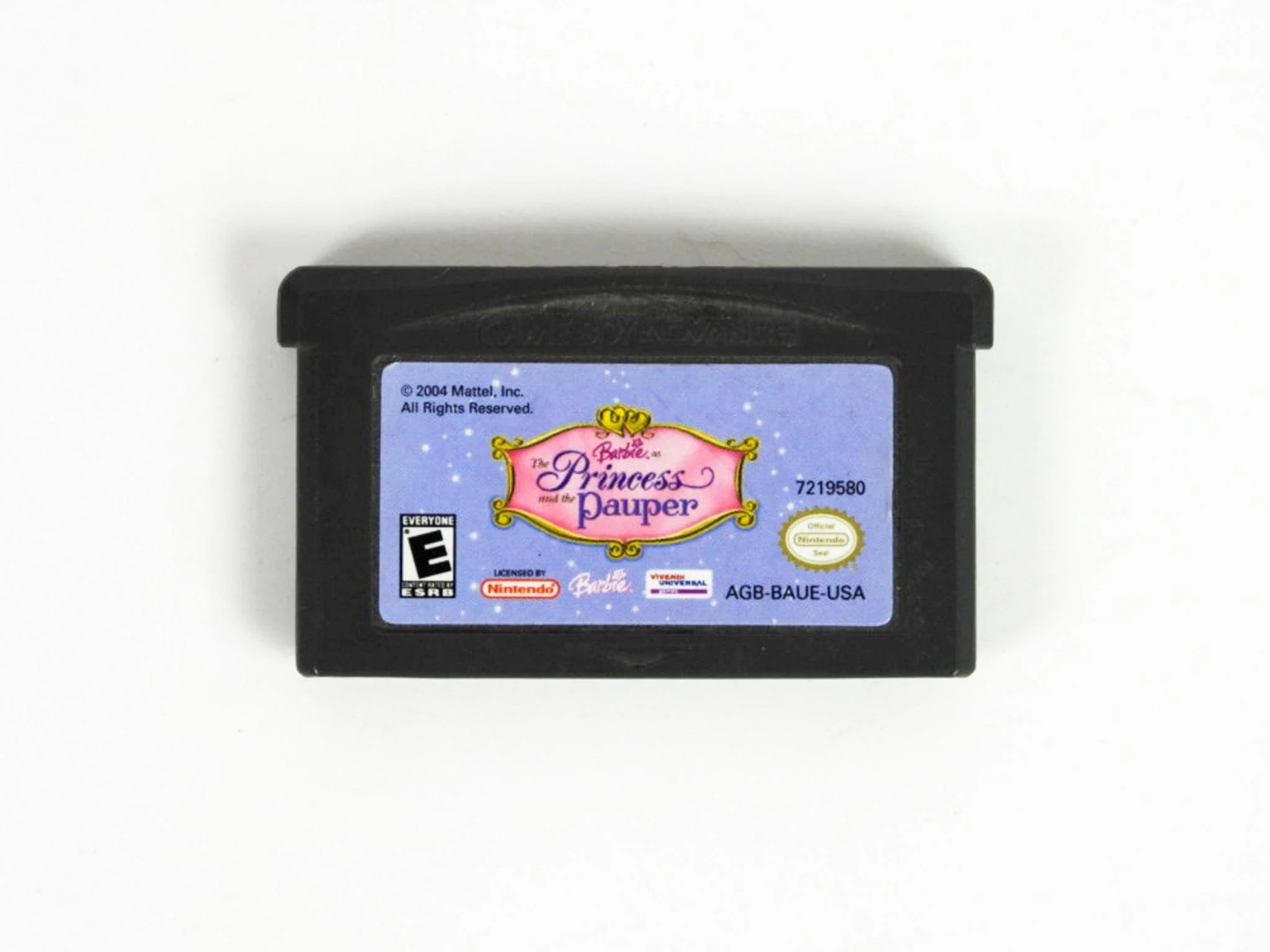 Barbie Princess And The Pauper (Nintendo Game Boy Advance / GBA)