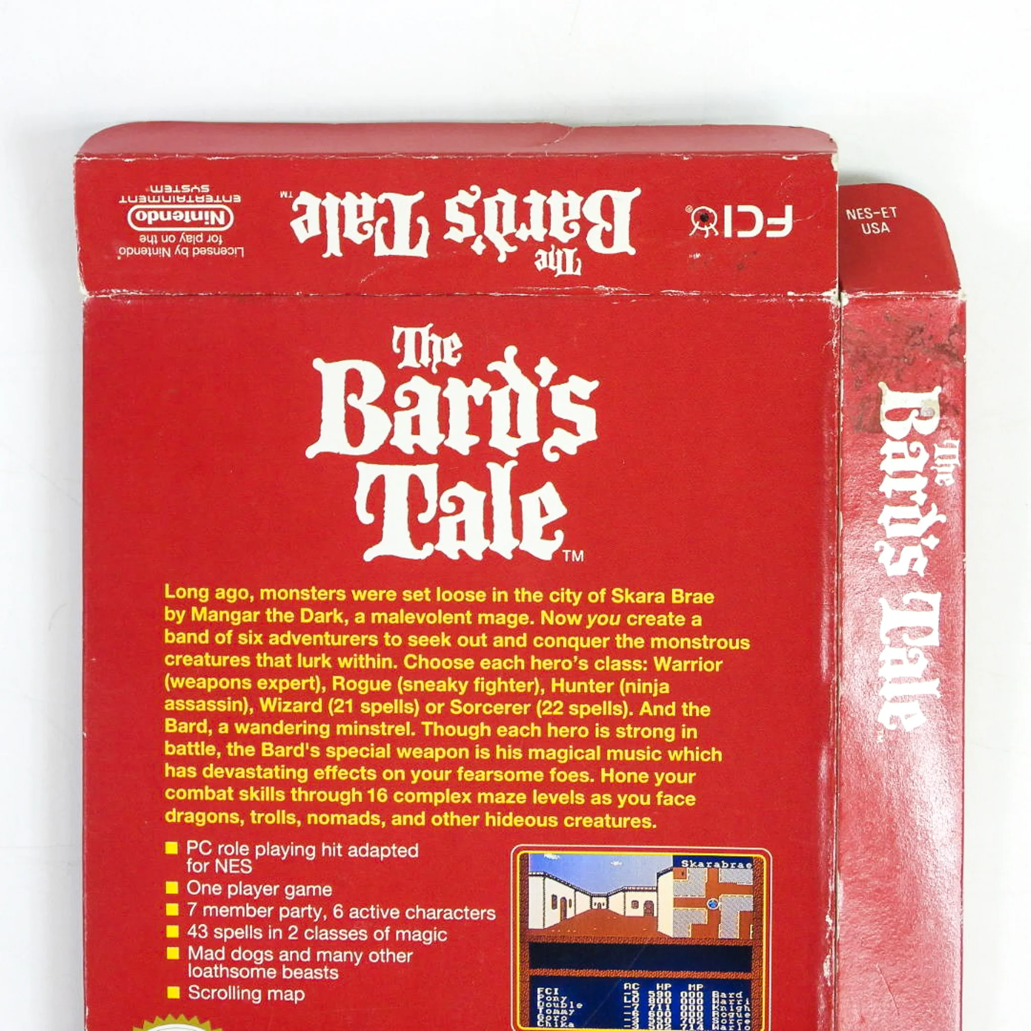 Bard's Tale [Box] (Nintendo / NES) - Image 4