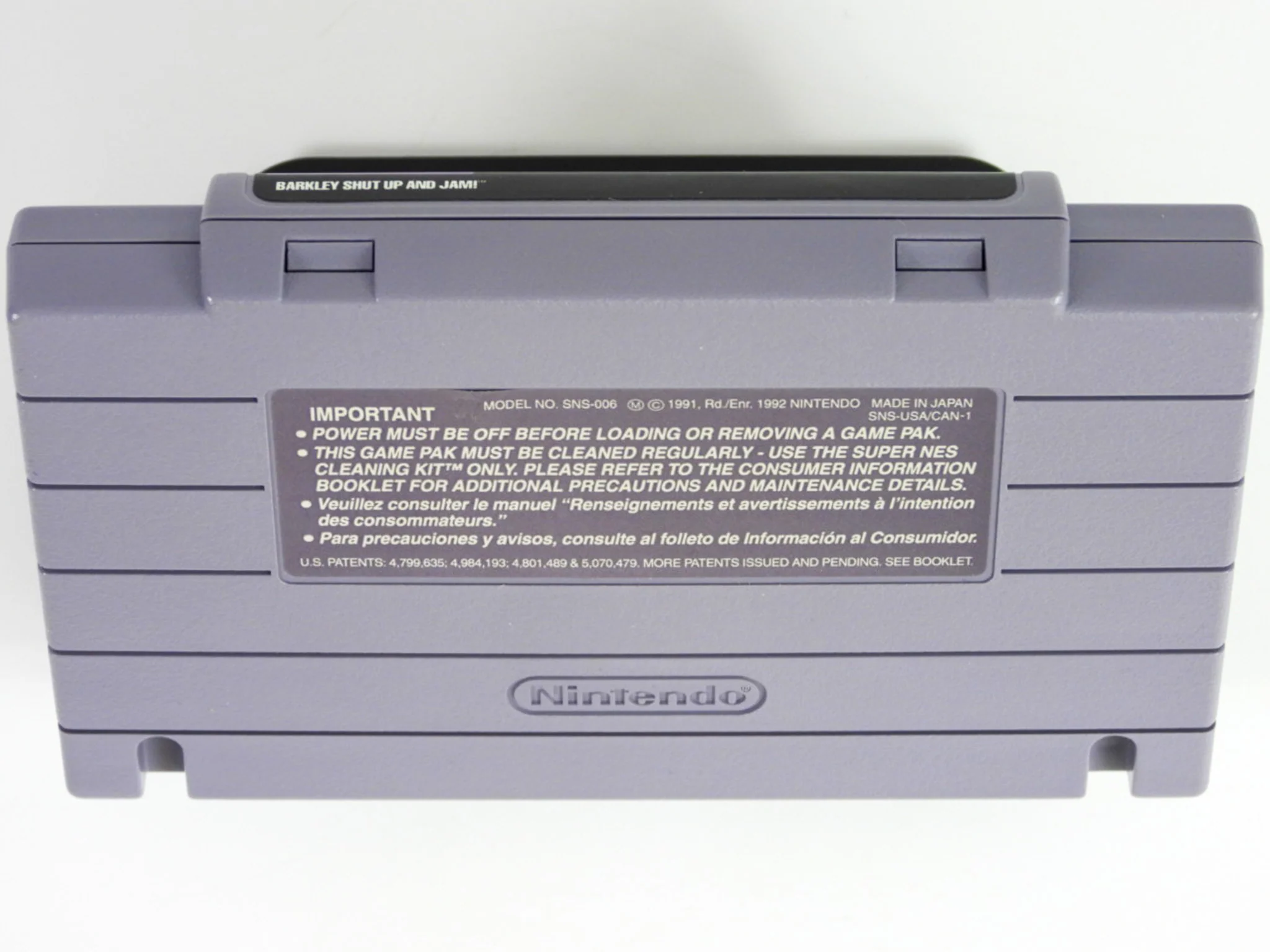 Barkley: Shut Up And Jam! (Super Nintendo / SNES) - Image 2