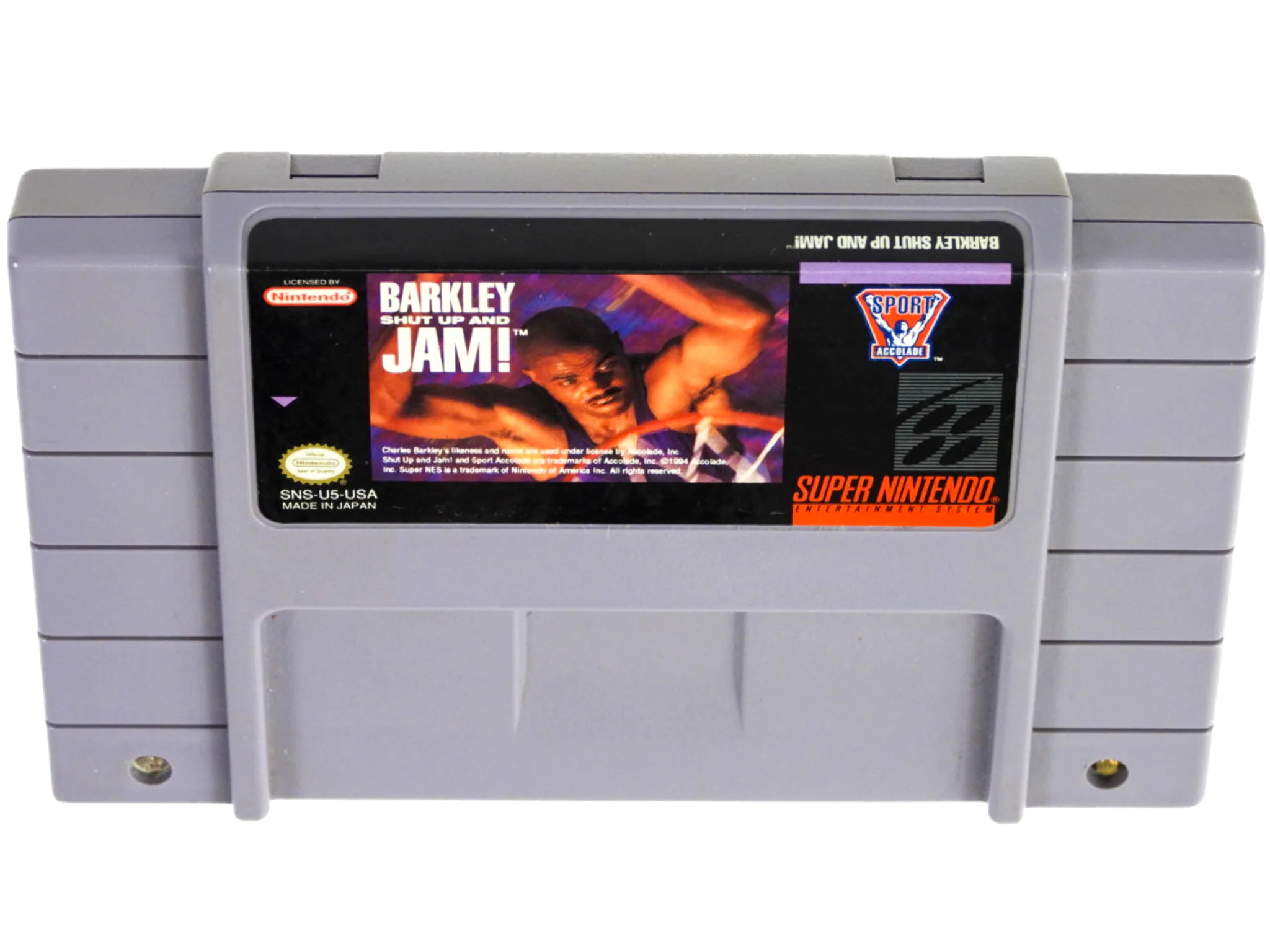 Barkley: Shut Up And Jam! (Super Nintendo / SNES) - Image 3