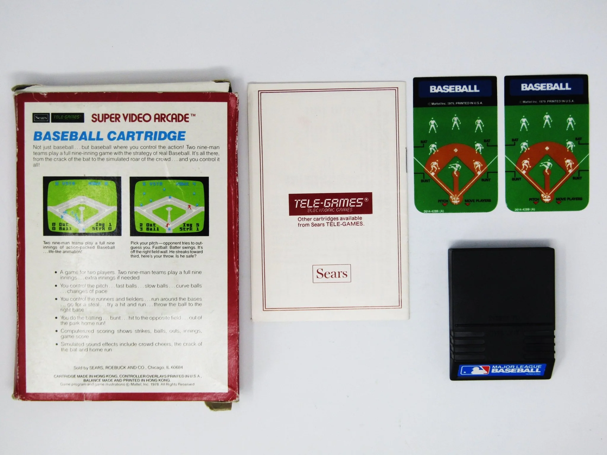 Baseball [Sears Tele-Games] (Intellivision) - Image 2
