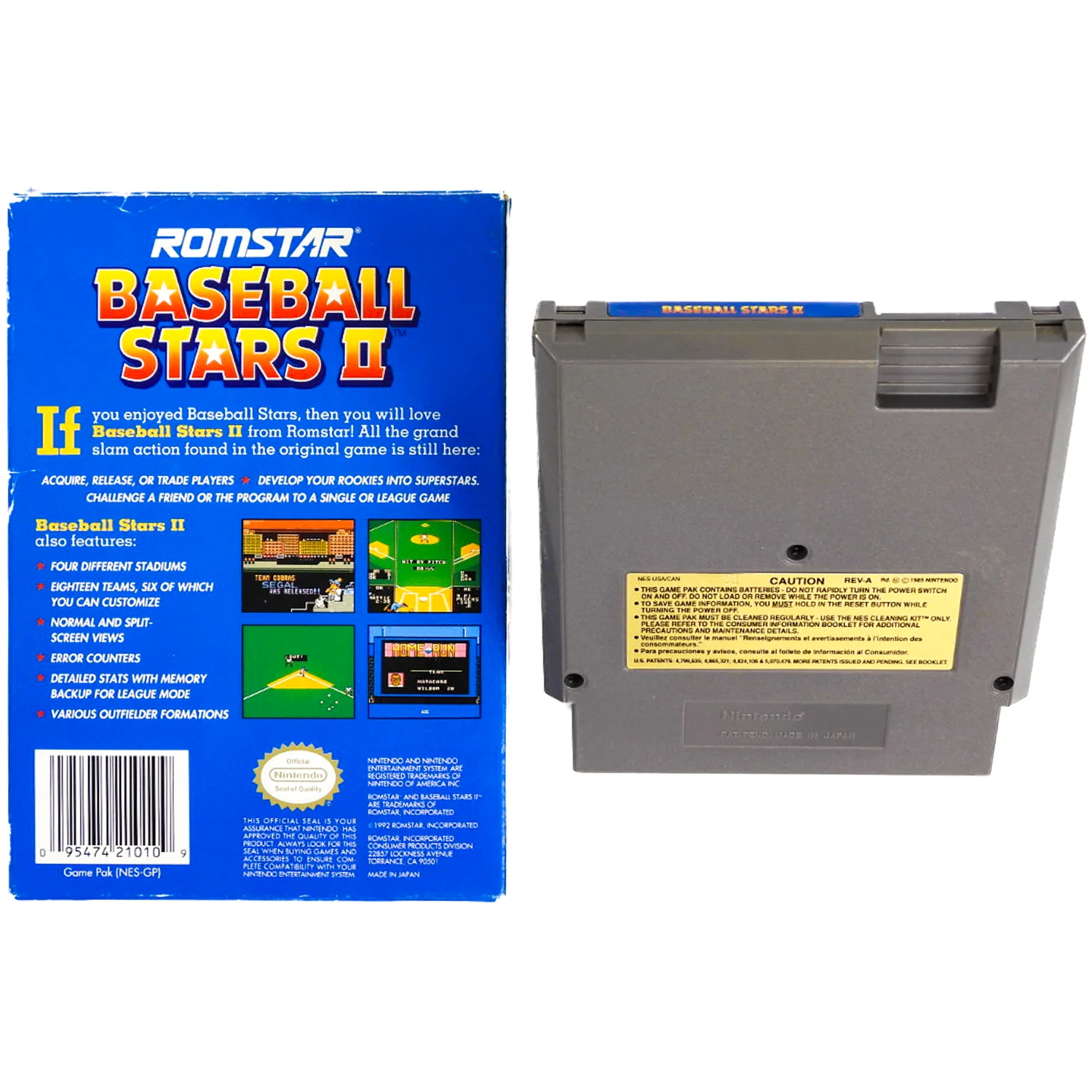 Baseball Stars 2 (Nintendo / NES) - Image 2