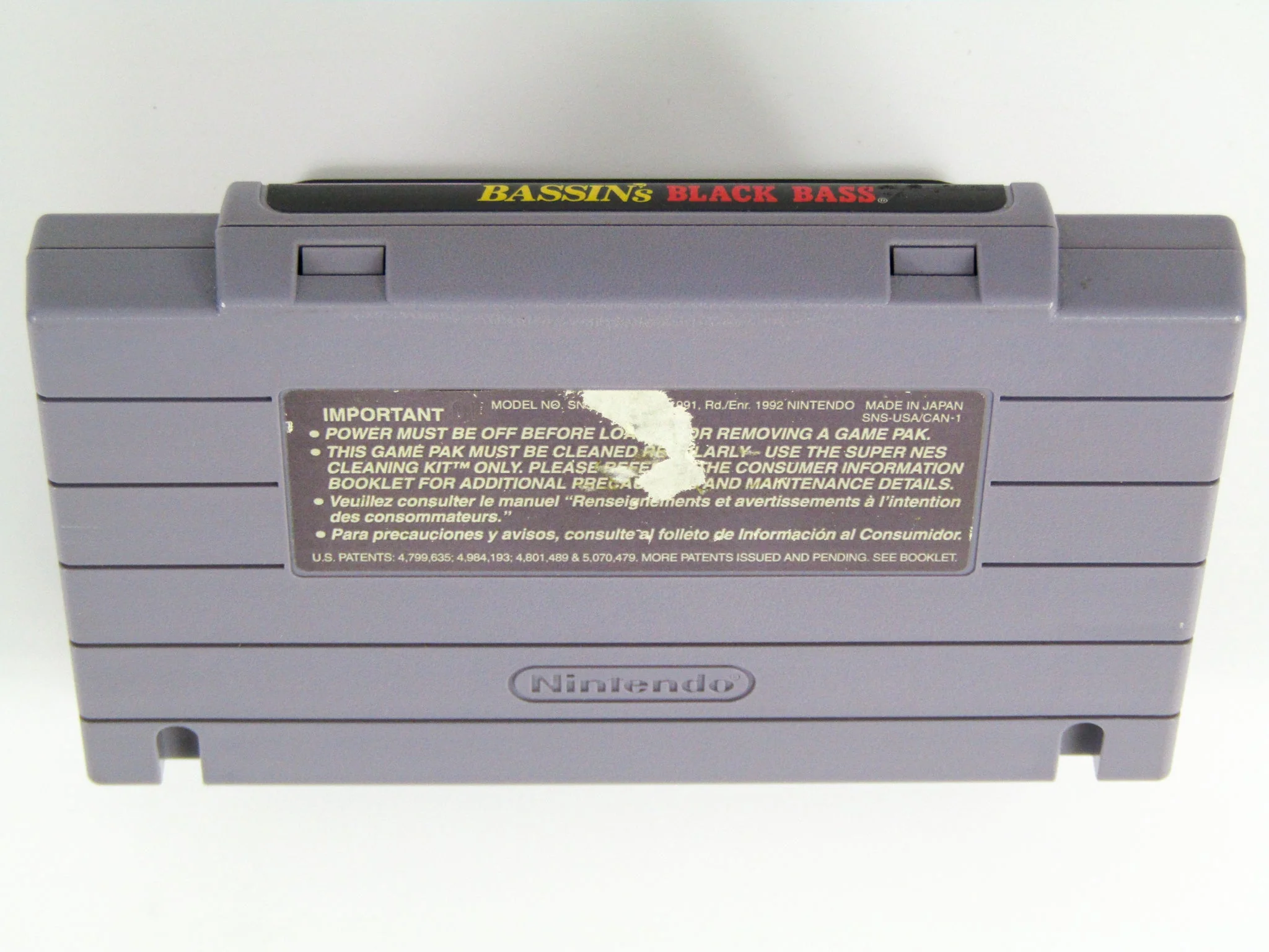Bassin's Black Bass (Super Nintendo / SNES) - Image 6
