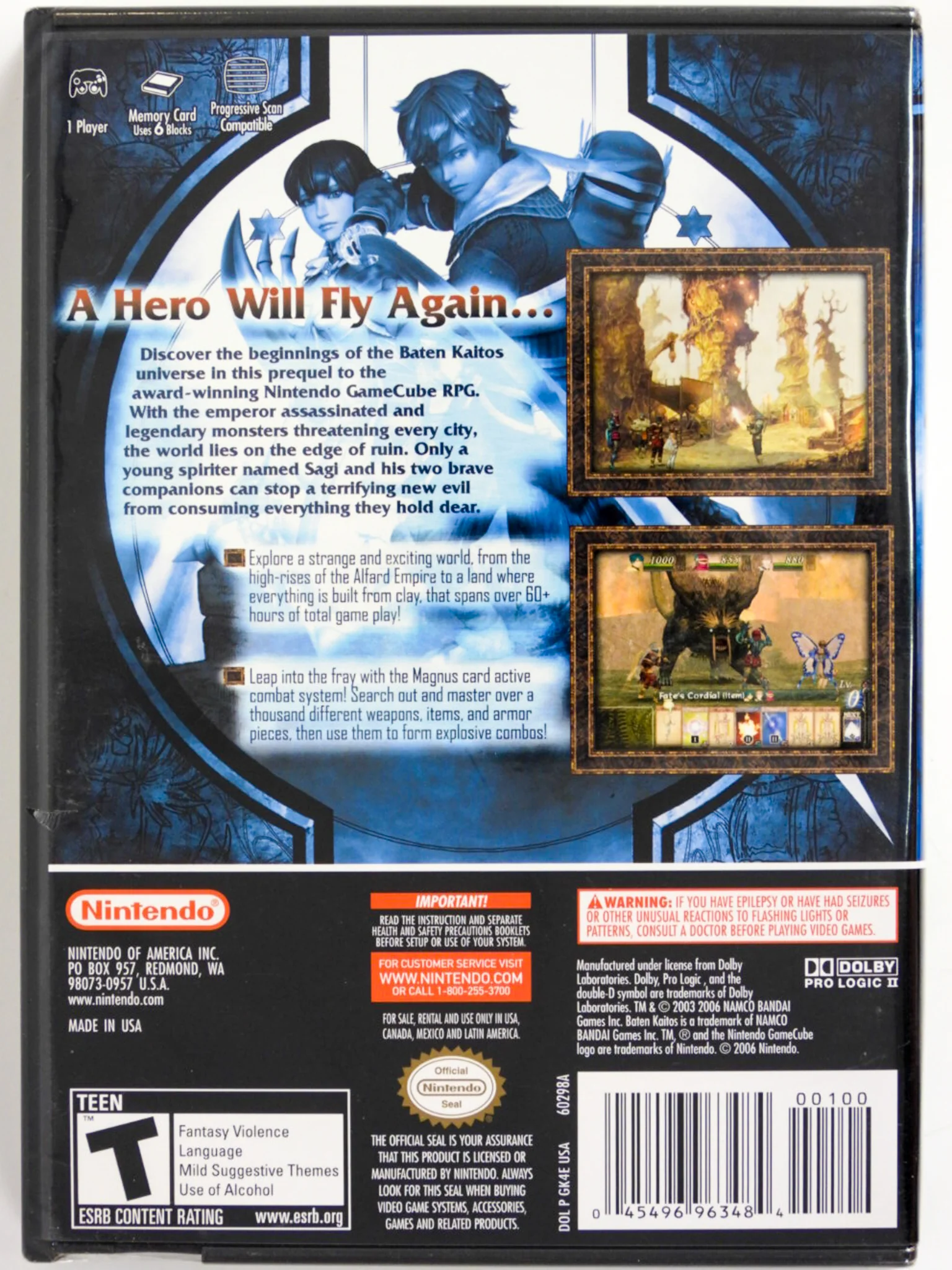 Baten Kaitos Origins (Nintendo GameCube) - Image 2
