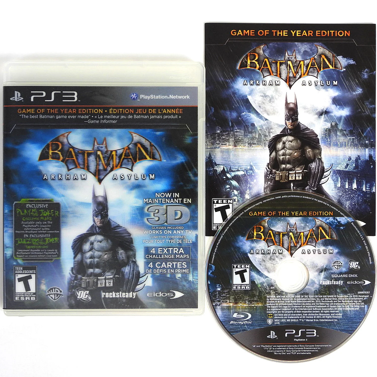 Batman: Arkham Asylum [Game of the Year] (PlayStation 3 / PS3) - Image 3