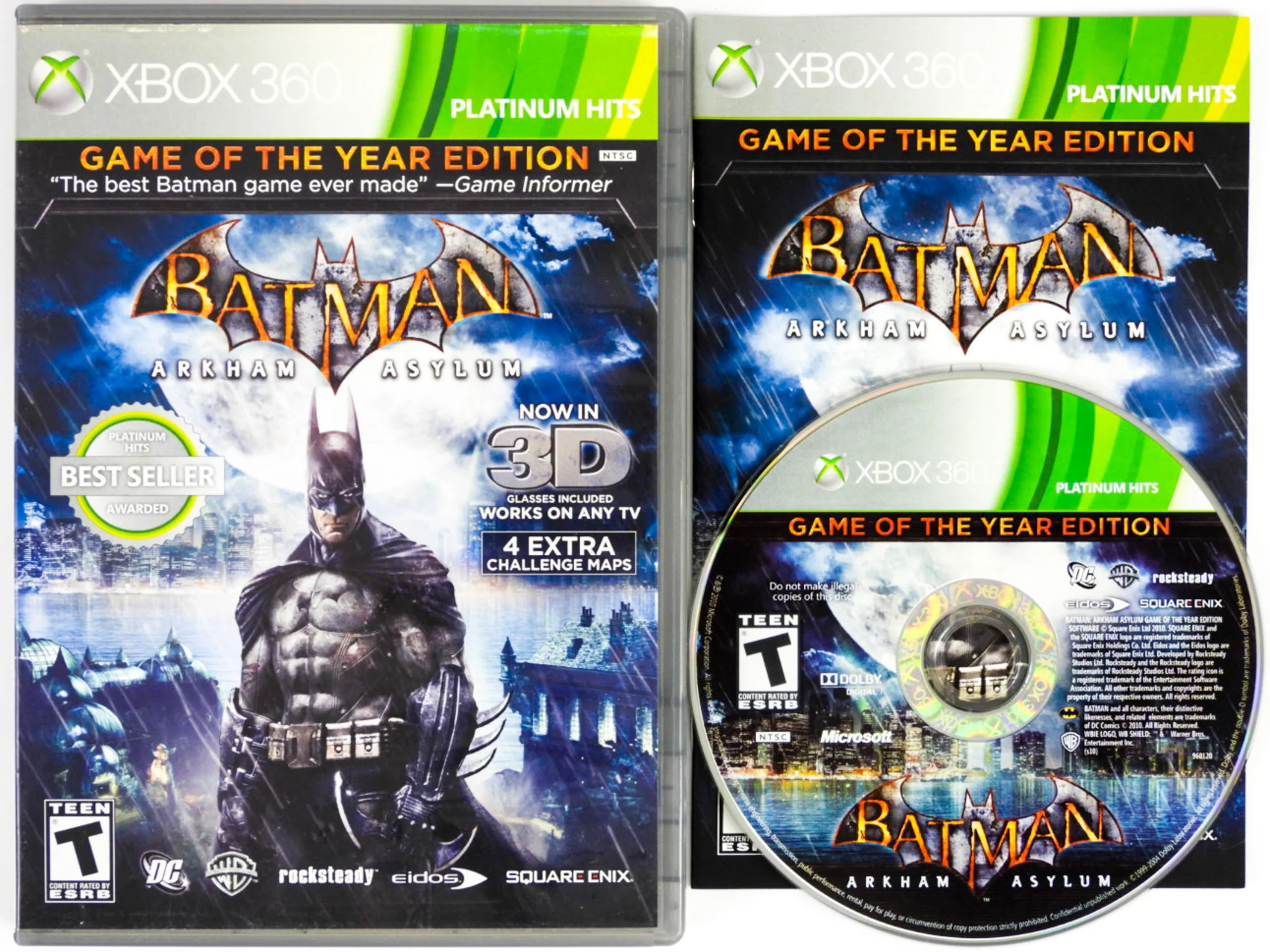 Batman: Arkham Asylum [Game of the Year] [Platinum Hits] (Xbox 360) - Image 2