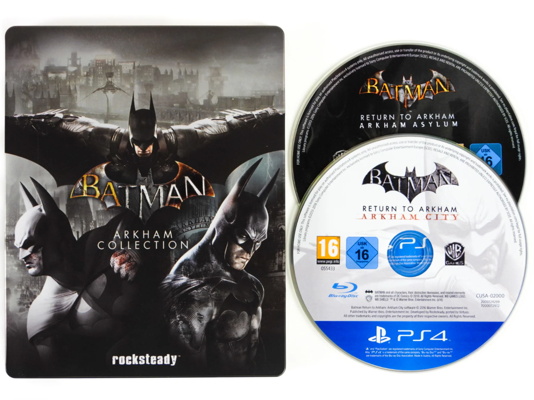 Batman Arkham Collection [Steelbook] [PAL] (PlayStation 4 / PS4) - Image 2