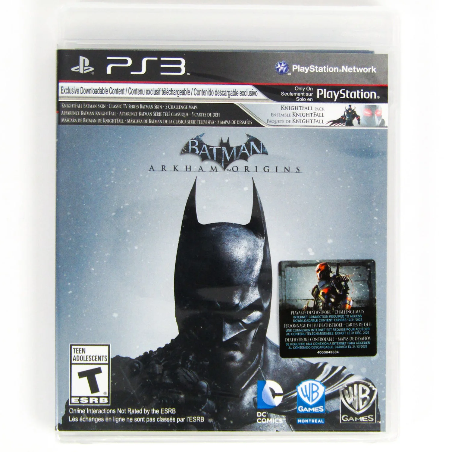 Batman: Arkham Origins (PlayStation 3 / PS3)