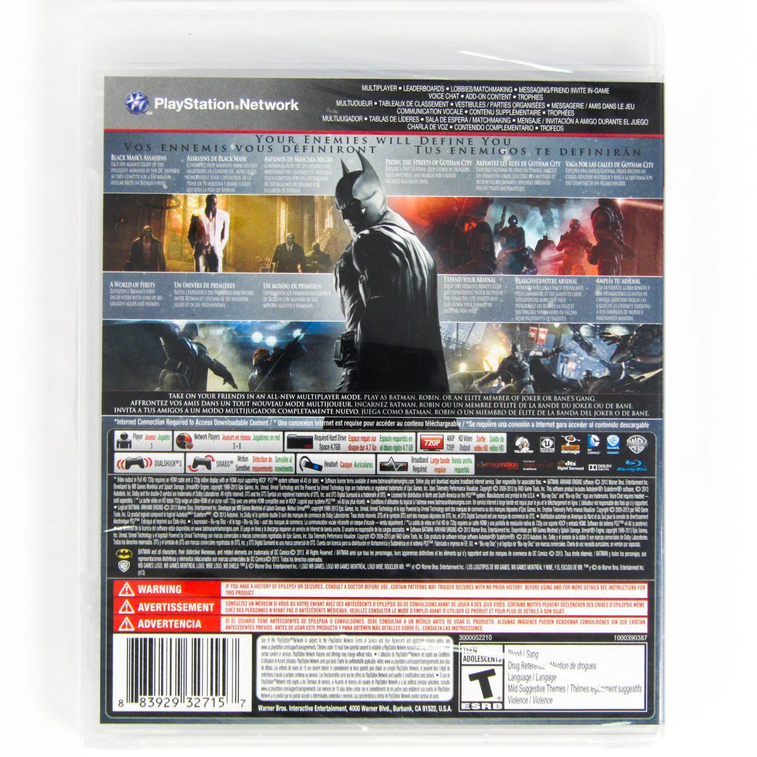 Batman: Arkham Origins (PlayStation 3 / PS3) - Image 2