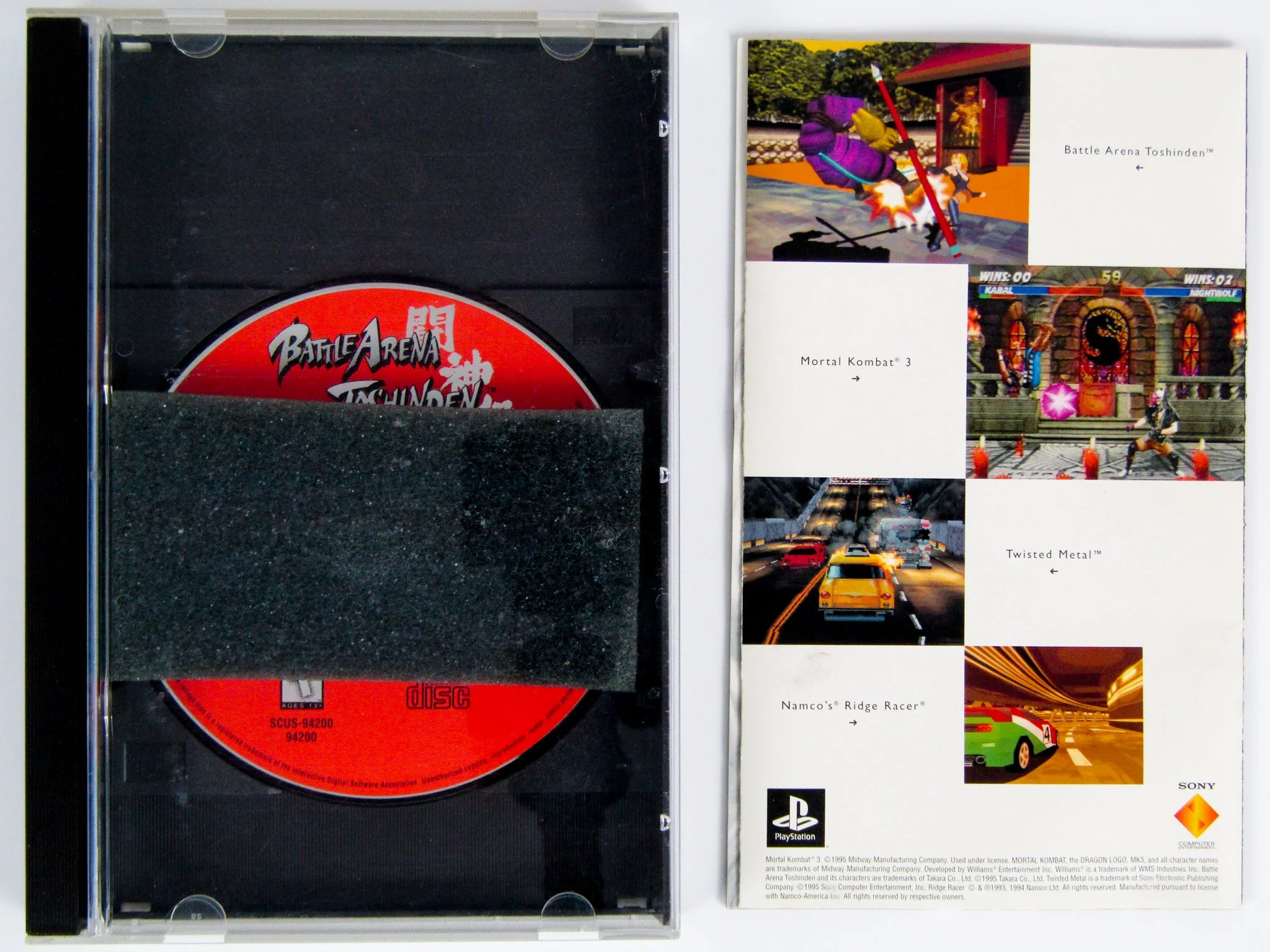 Battle Arena Toshinden [Long Box] (PlayStation / PS1) - Image 3