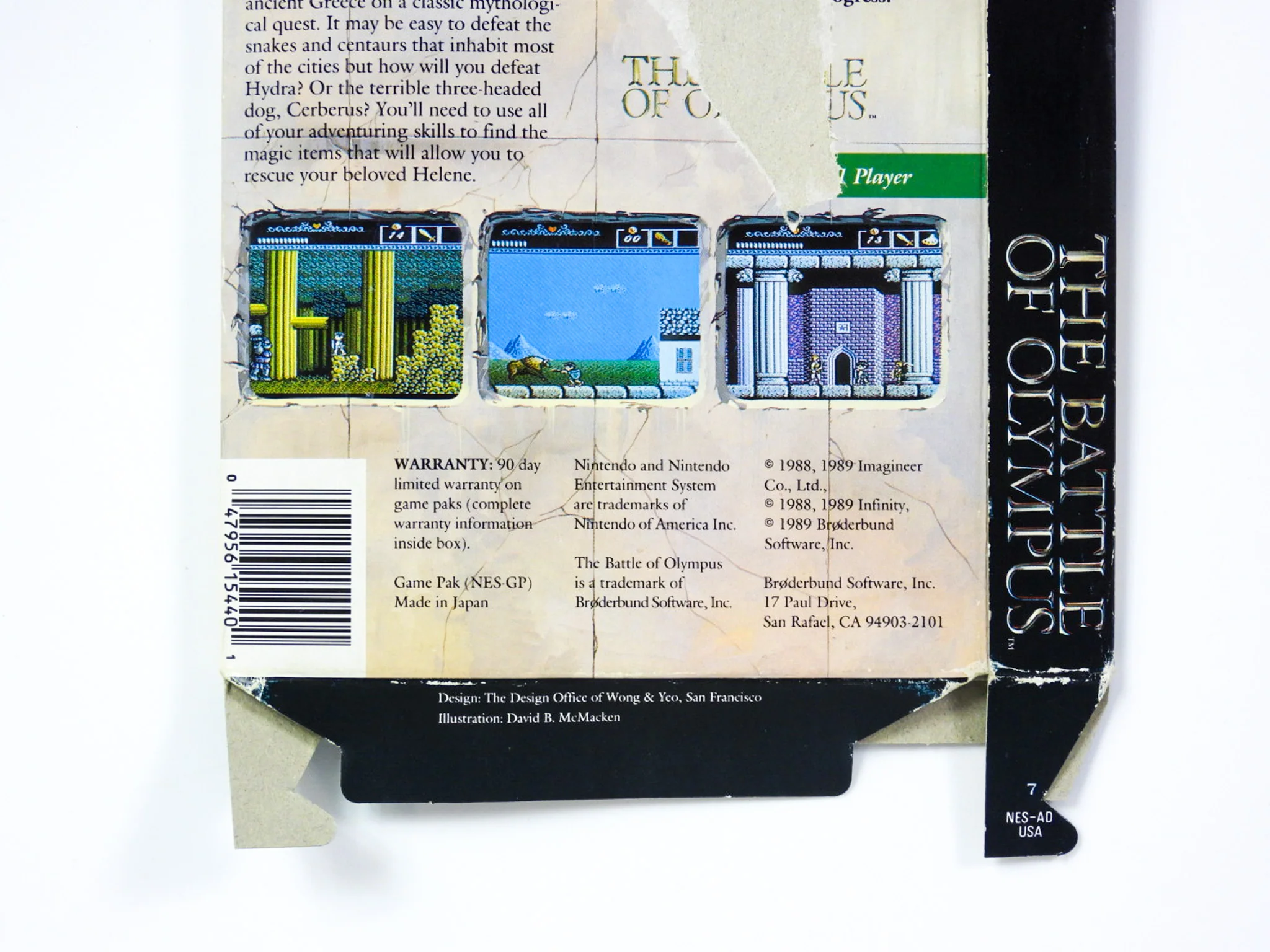 Battle Of Olympus [Box] (Nintendo / NES) - Image 6