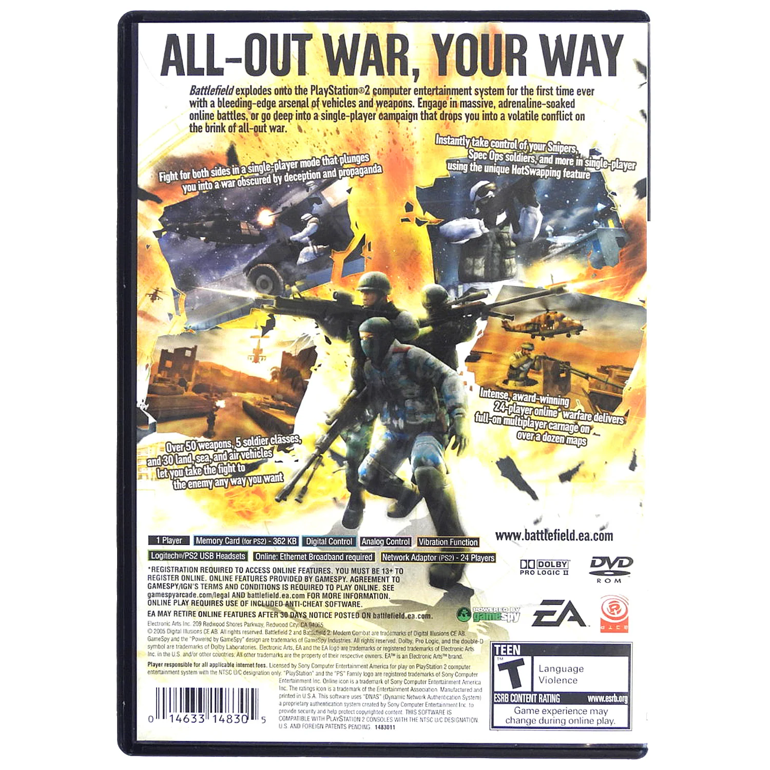 Battlefield 2 Modern Combat (PlayStation 2 / PS2) - Image 3