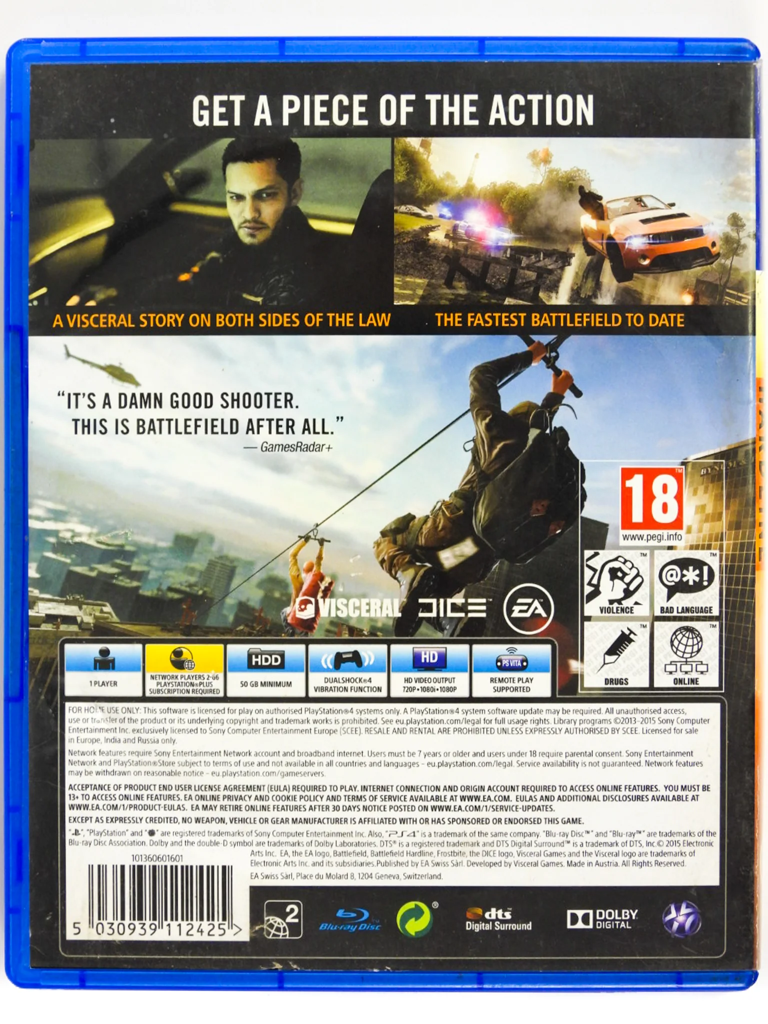 Battlefield Hardline [PAL] (PlayStation 4 / PS4) - Image 2
