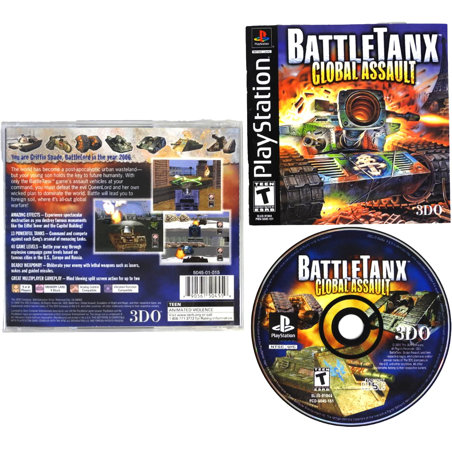 Battletanx Global Assault (PlayStation / PS1)