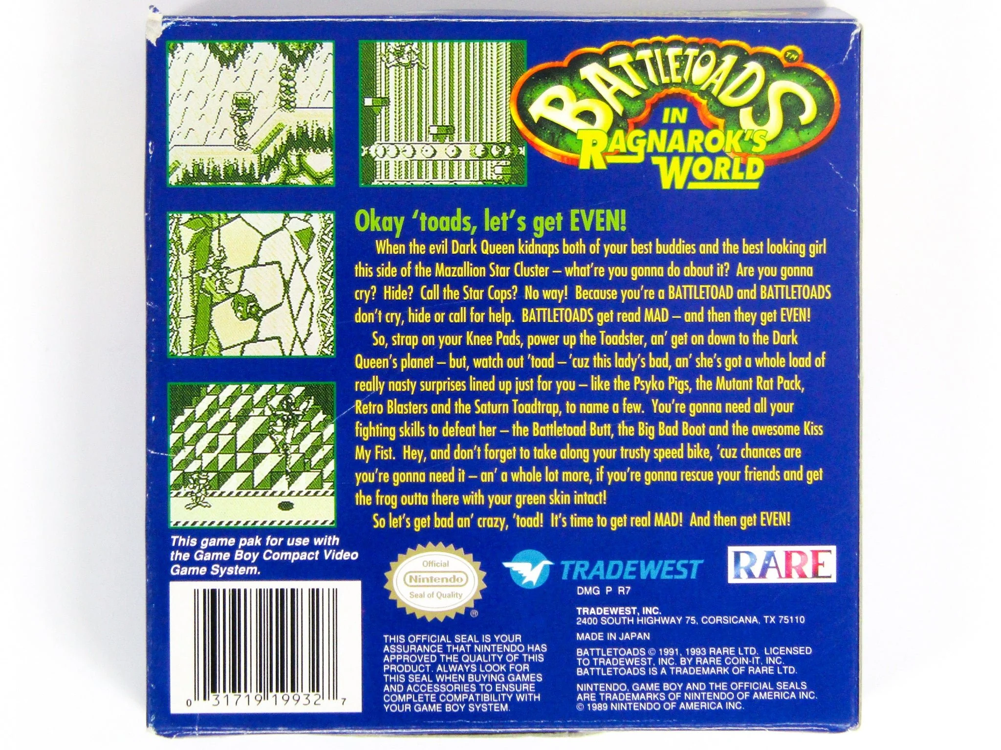 Battletoads In Ragnarok's World (Nintendo Game Boy) - Image 3