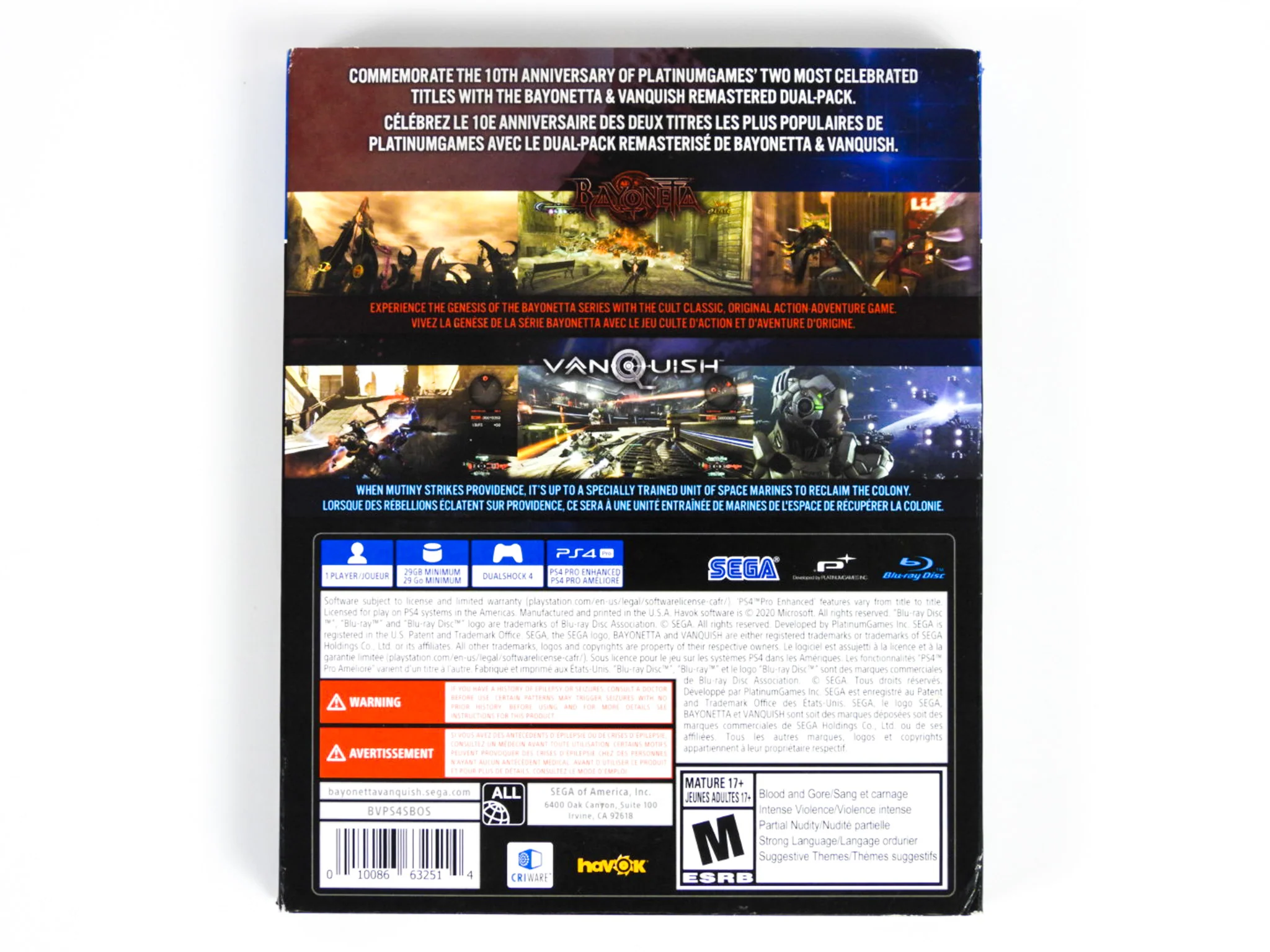 Bayonetta & Vanquish 10th Anniversary Bundle [Launch Edition] (PlayStation 4 / PS4) - Image 2