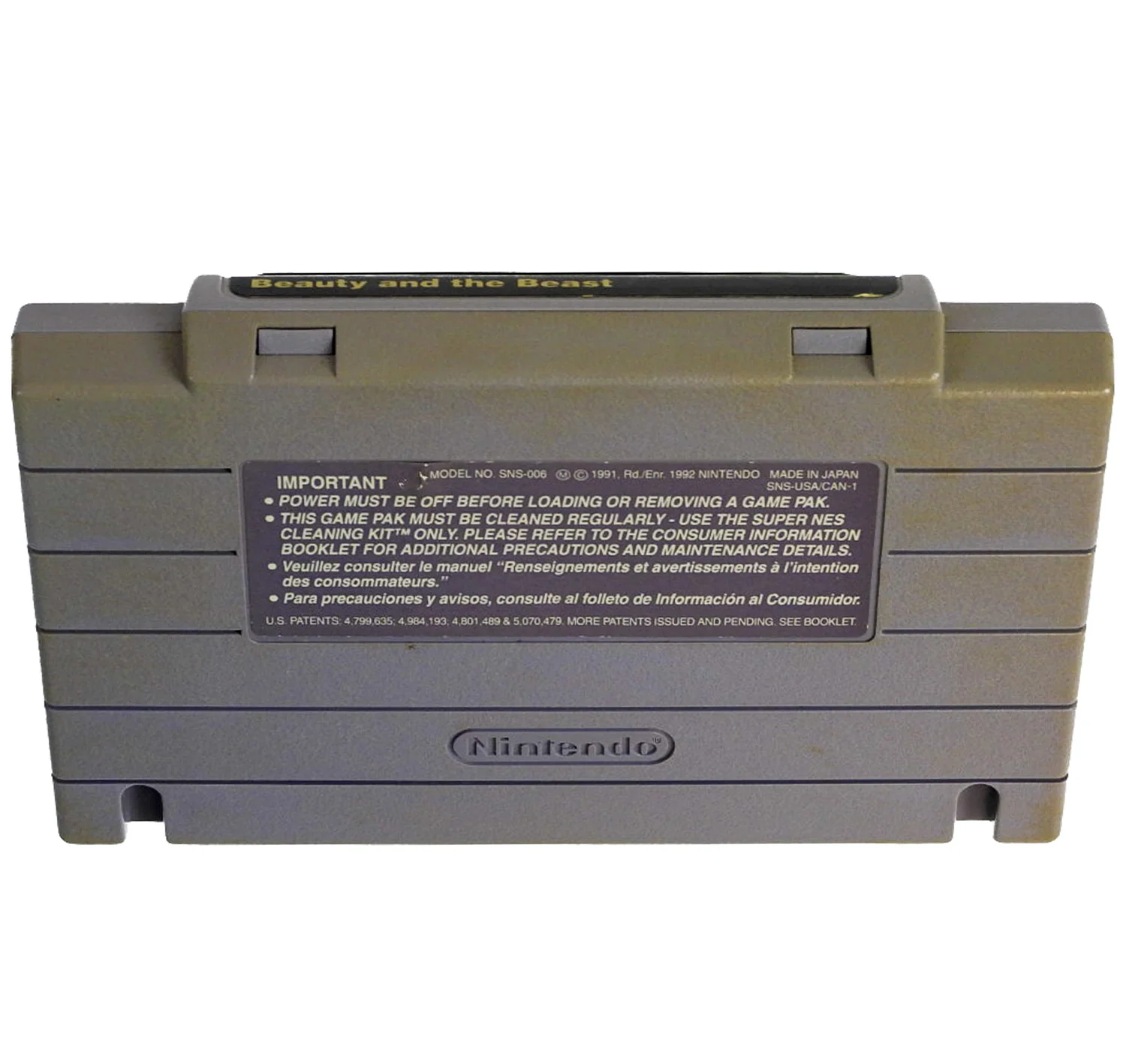 Beauty And The Beast (Super Nintendo / SNES) - Image 10
