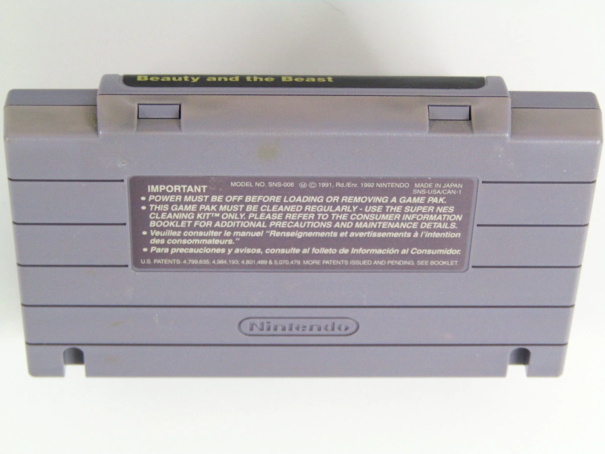 Beauty And The Beast (Super Nintendo / SNES) - Image 8