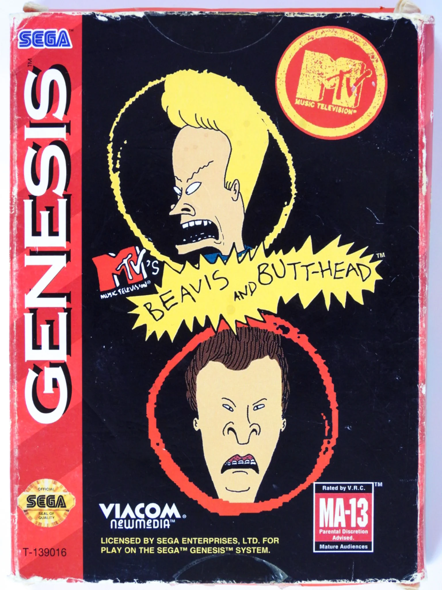 Beavis And Butthead [Cardboard Box] (Sega Genesis) - Image 2