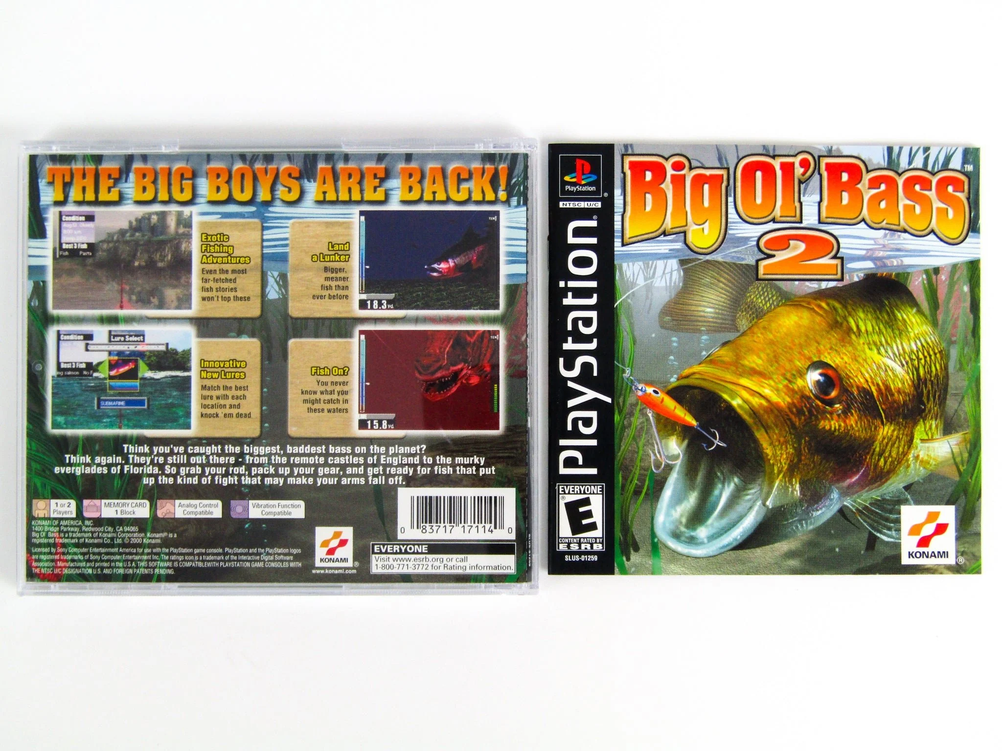 Big Ol' Bass 2 (PlayStation / PS1) - Image 2