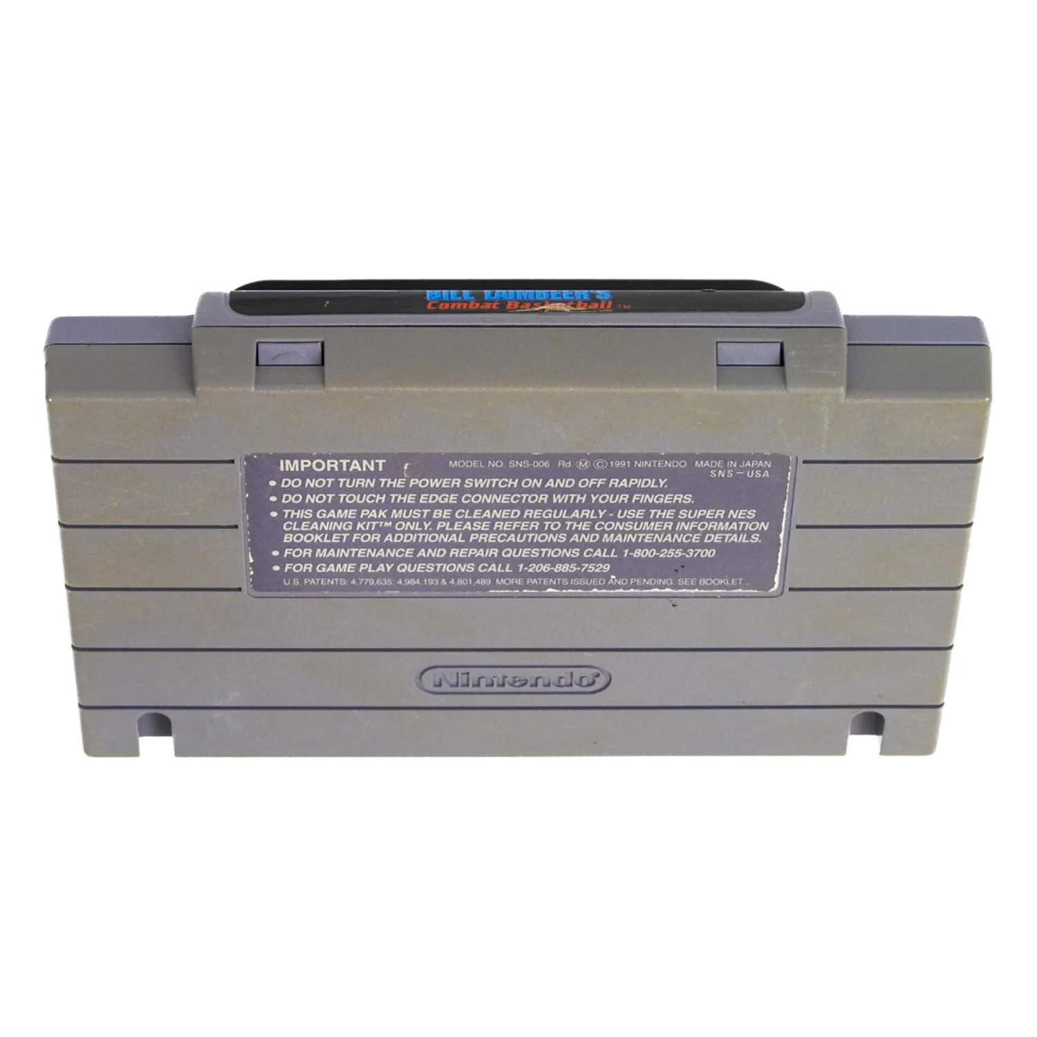Bill Laimbeer's Combat Basketball (Super Nintendo / SNES) - Image 2