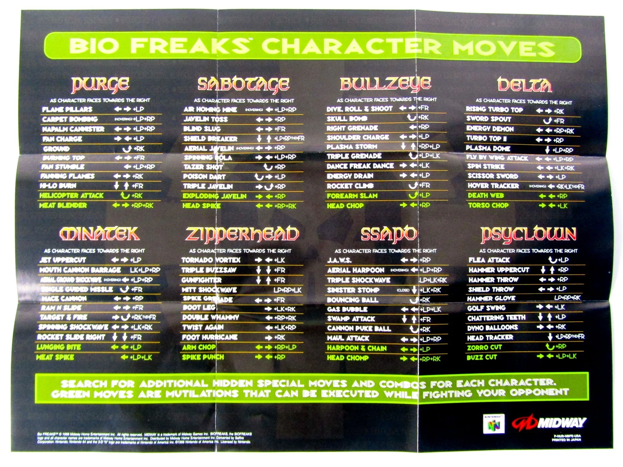 Biofreaks [Poster] (Nintendo 64 / N64) - Image 2