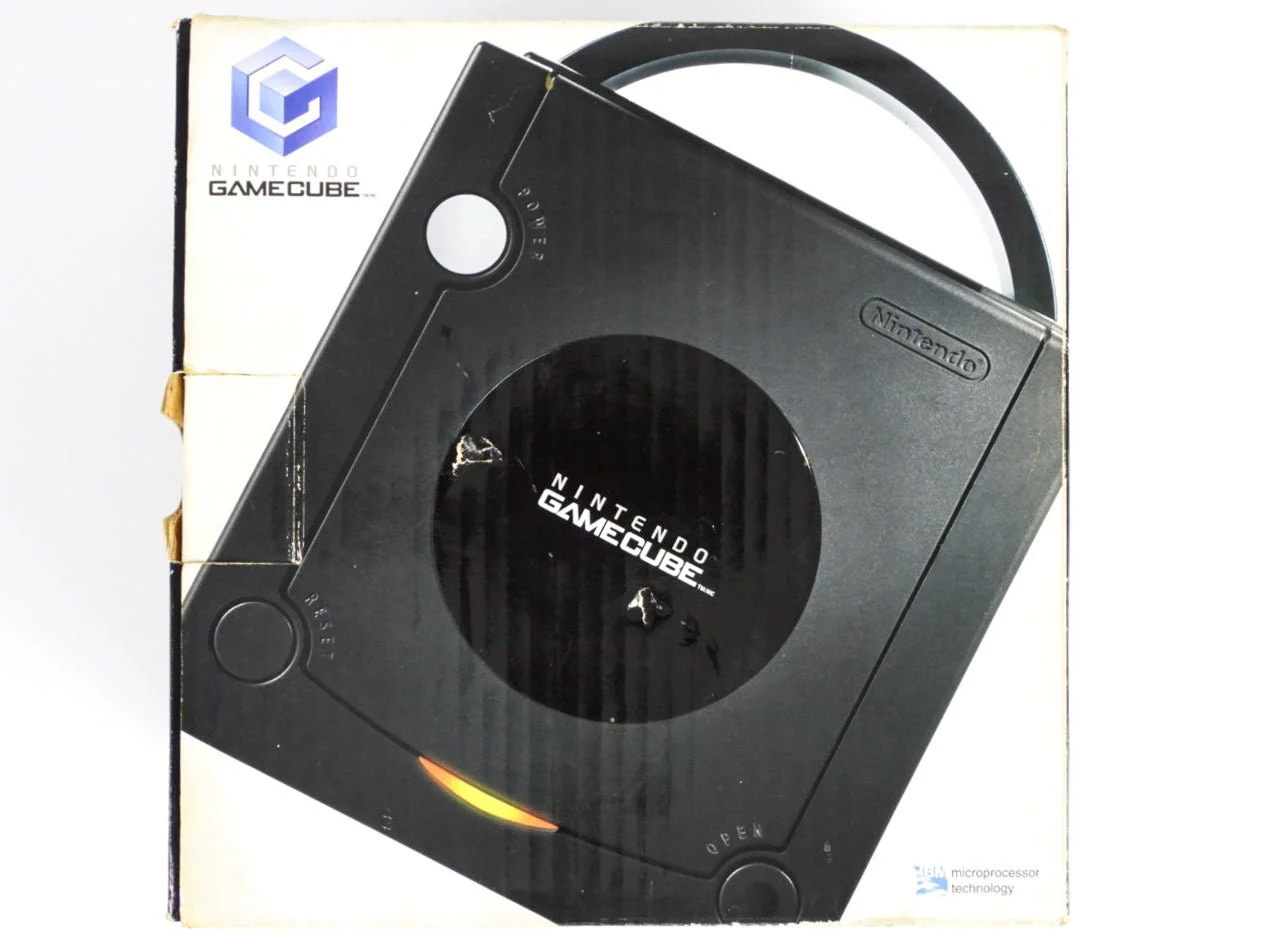 Nintendo GameCube System [DOL-001] Black with 1 Assorted Controller - Image 11
