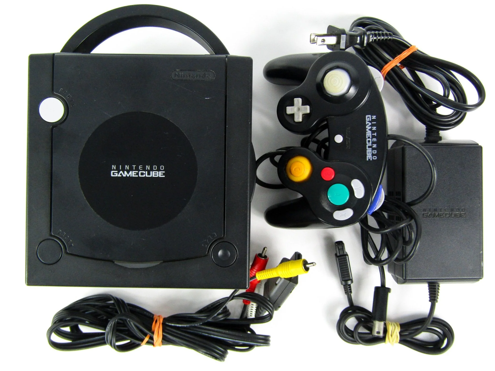 Nintendo GameCube System [DOL-001] Black with 1 Assorted Controller - Image 25
