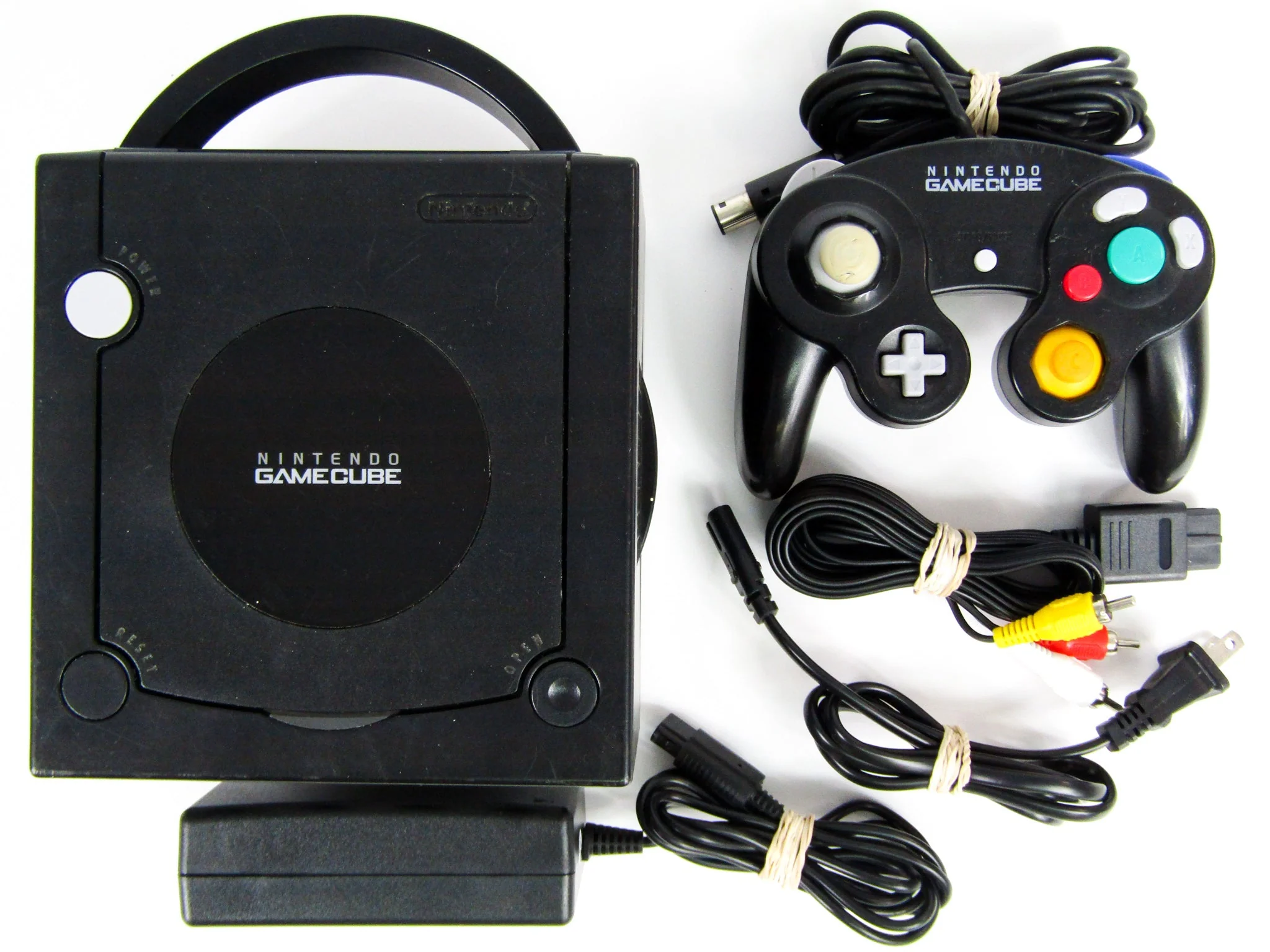 Nintendo GameCube System [DOL-001] Black with 1 Assorted Controller - Image 29