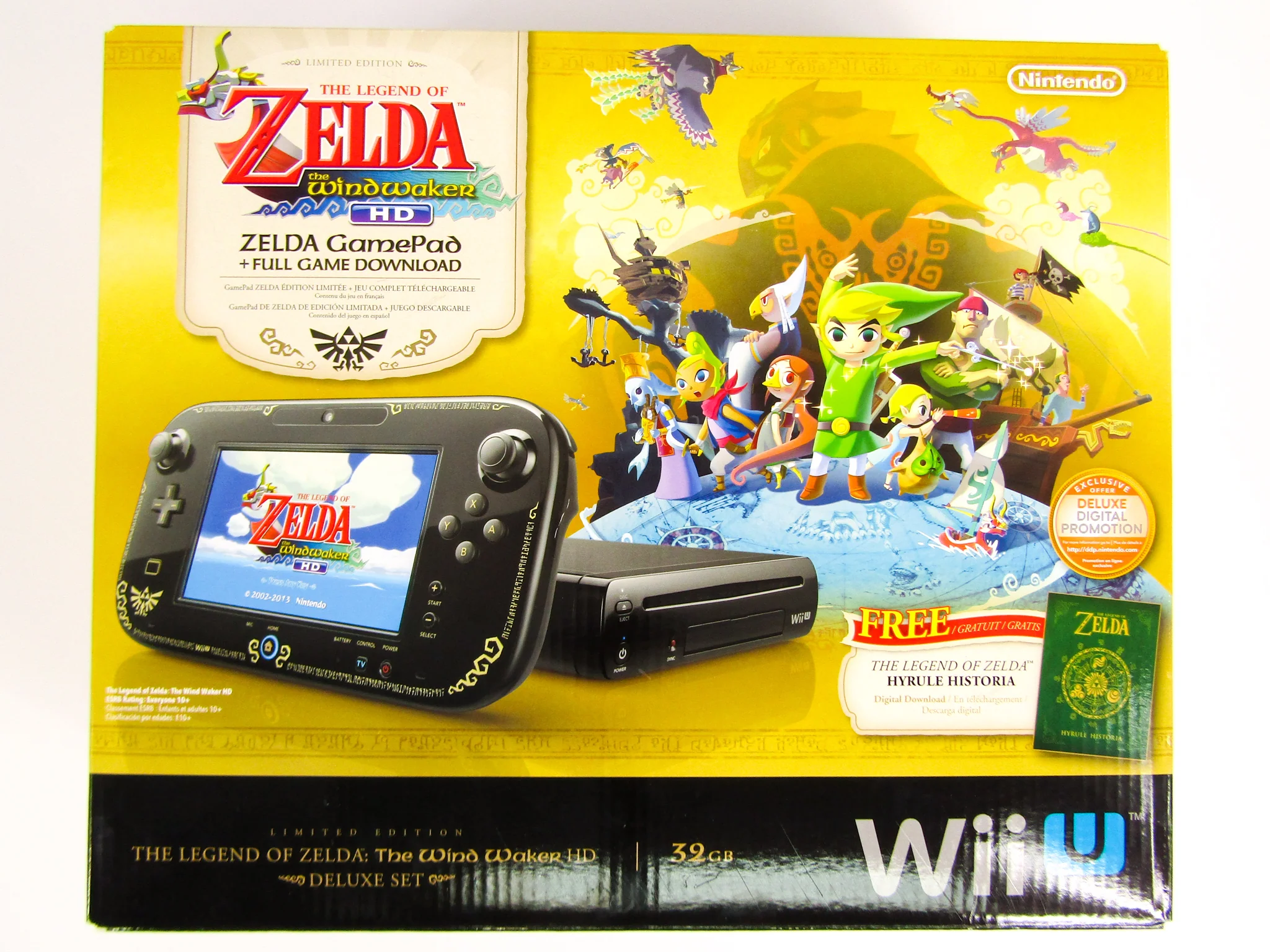 Nintendo Wii U System Deluxe 32GB [Zelda Wind Waker Edition]
