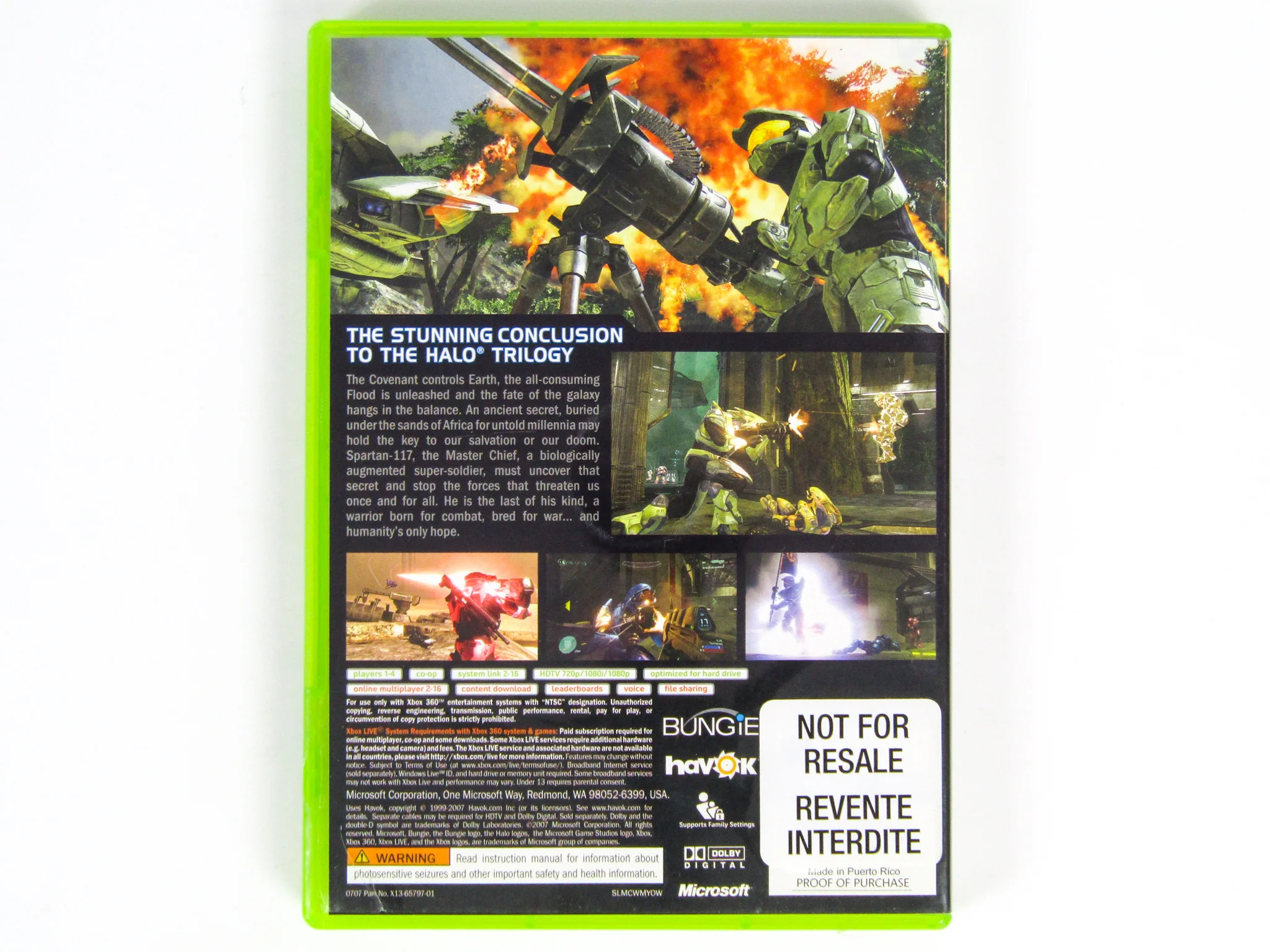 Xbox 360 System Elite 120 GB Black [Halo 3 Game Bundle] - Image 7