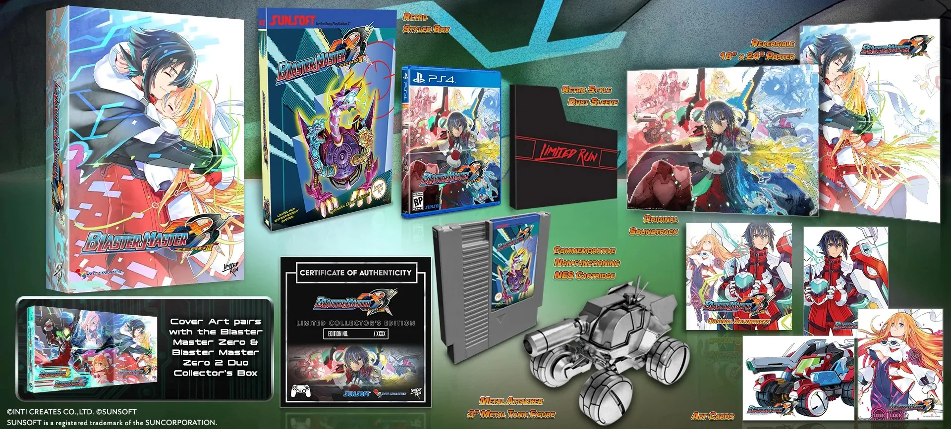 Blaster Master Zero 3 [Collector’s Edition] [Limited Run Games] (PlayStation 4 / PS4) - Image 2